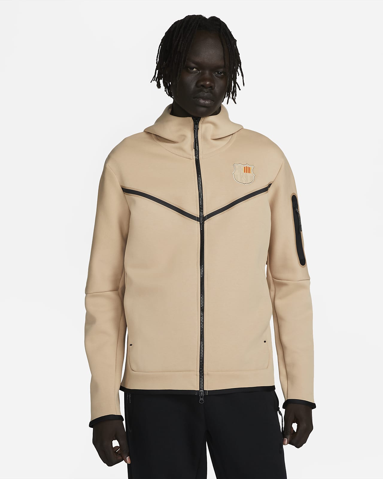 nike men's sportswear tech fleece windrunner hoodie