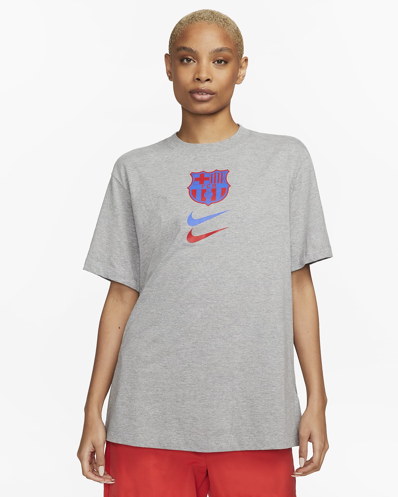 F.C. Barcelona Women's Football T-Shirt. Nike GB