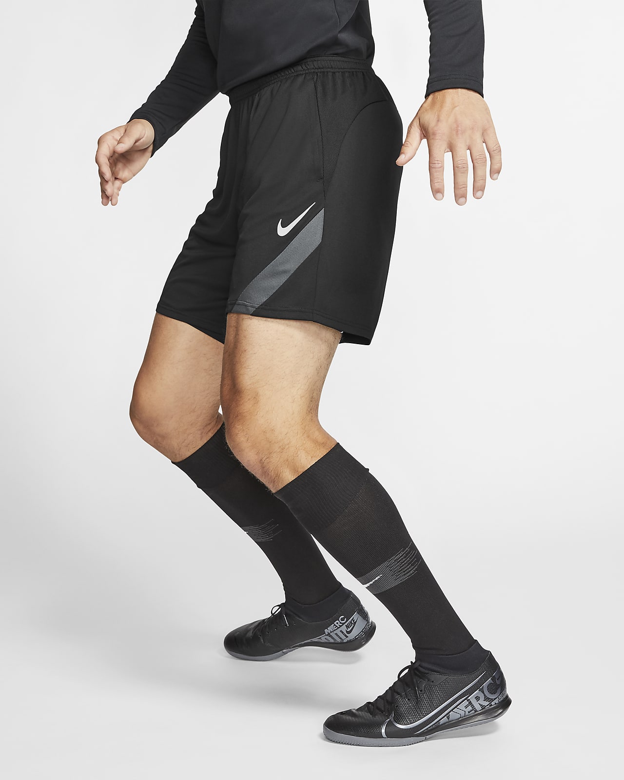 nike academy black shorts