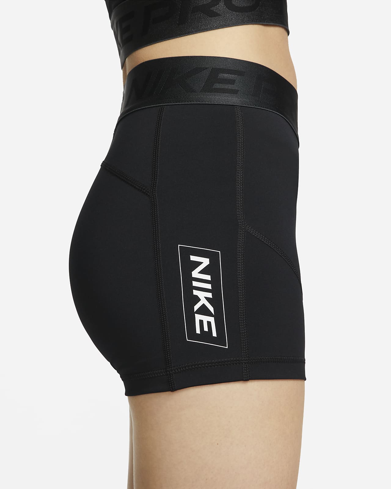 Nike Pro Womens Mid Rise 8cm Approx Graphic Shorts Nike Ca