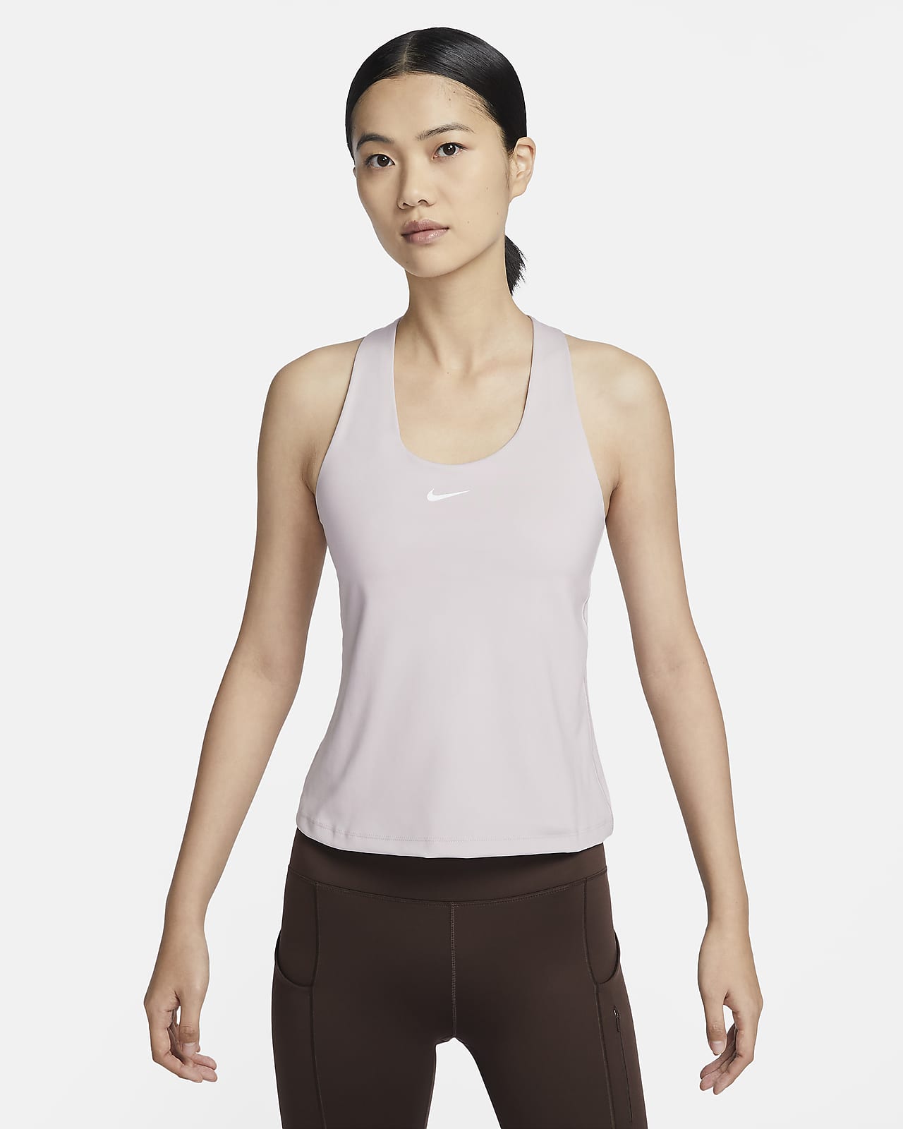 Nike Swoosh 女款中度支撐型襯墊運動內衣背心