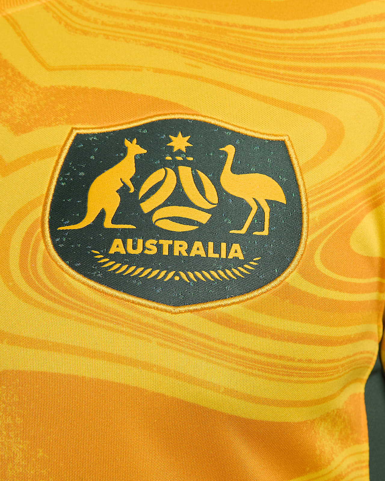 Nike Women's Australia 2023 Stadium Home Jersey - Yellow