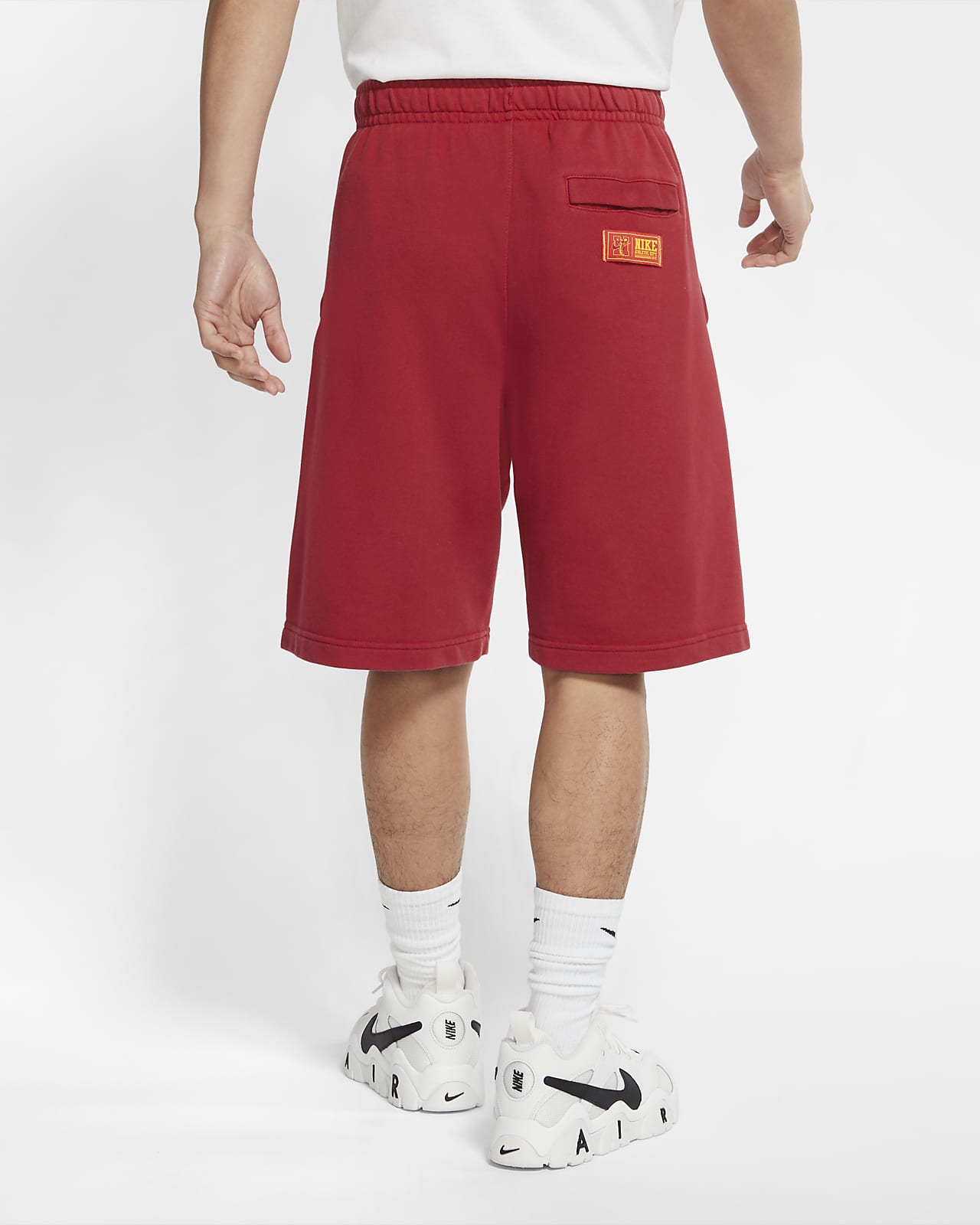 nike sportswear club fleece logo shorts