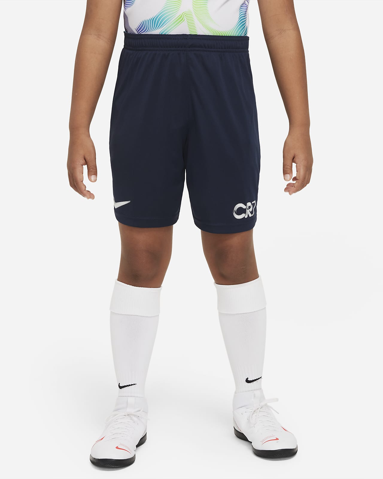 Nike Dri-FIT CR7 Older Kids' Knit Football Shorts