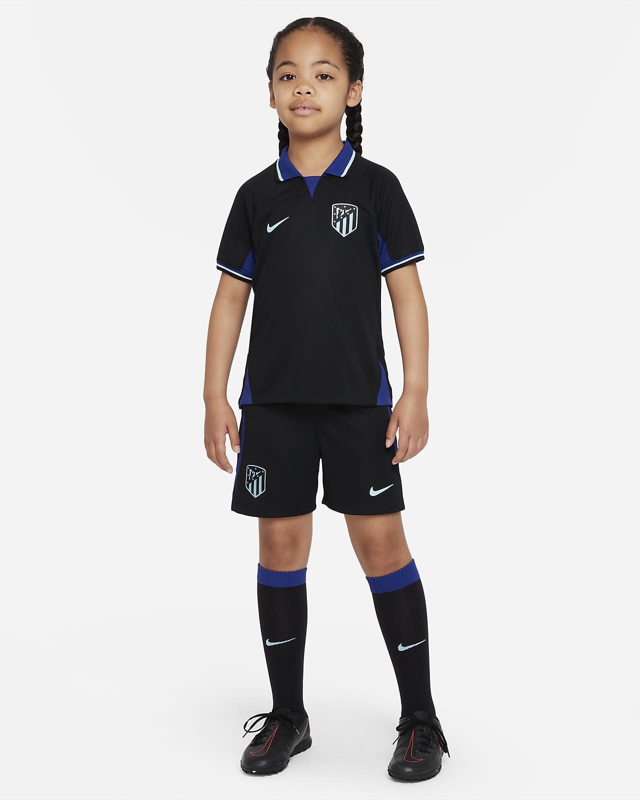 Atlético Madrid 2022/23 Away Younger Kids' Nike Football Kit
