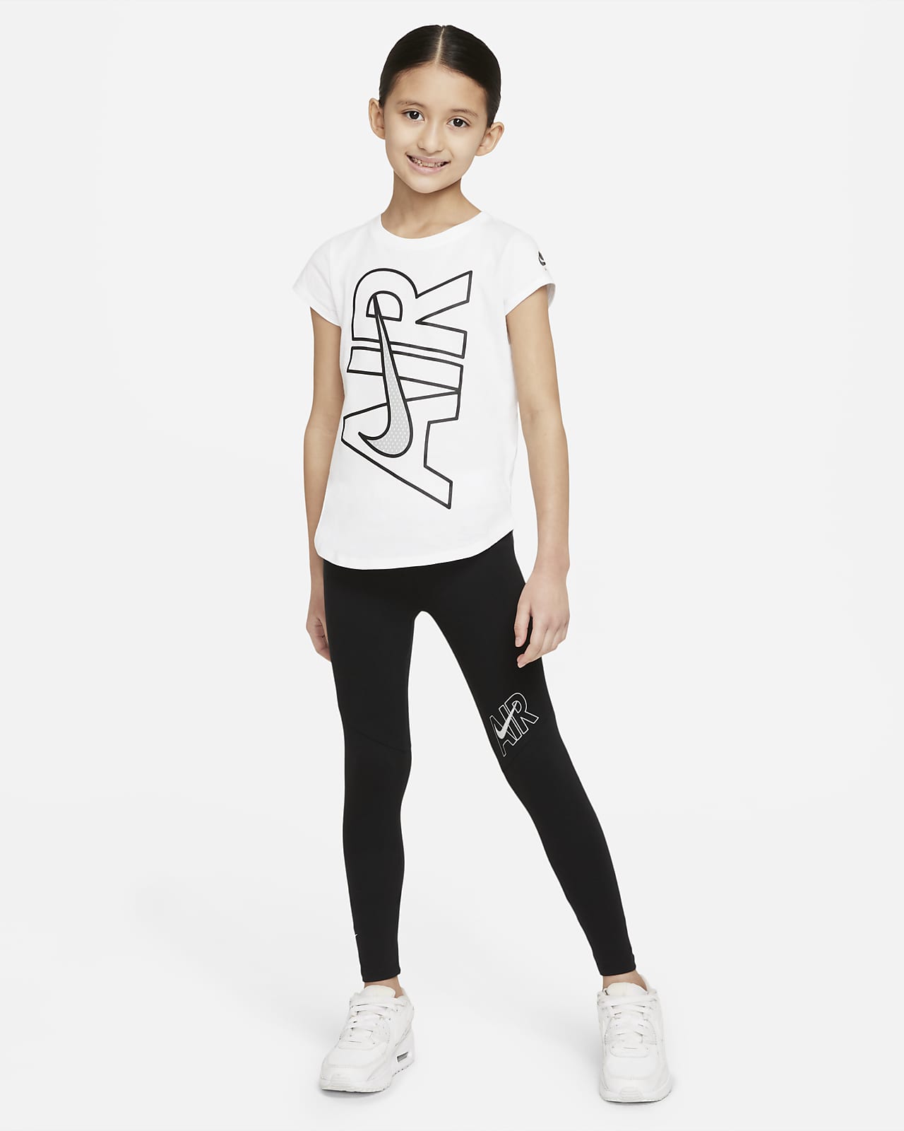 Nike Air Little Kids' T-Shirt and Leggings Set.