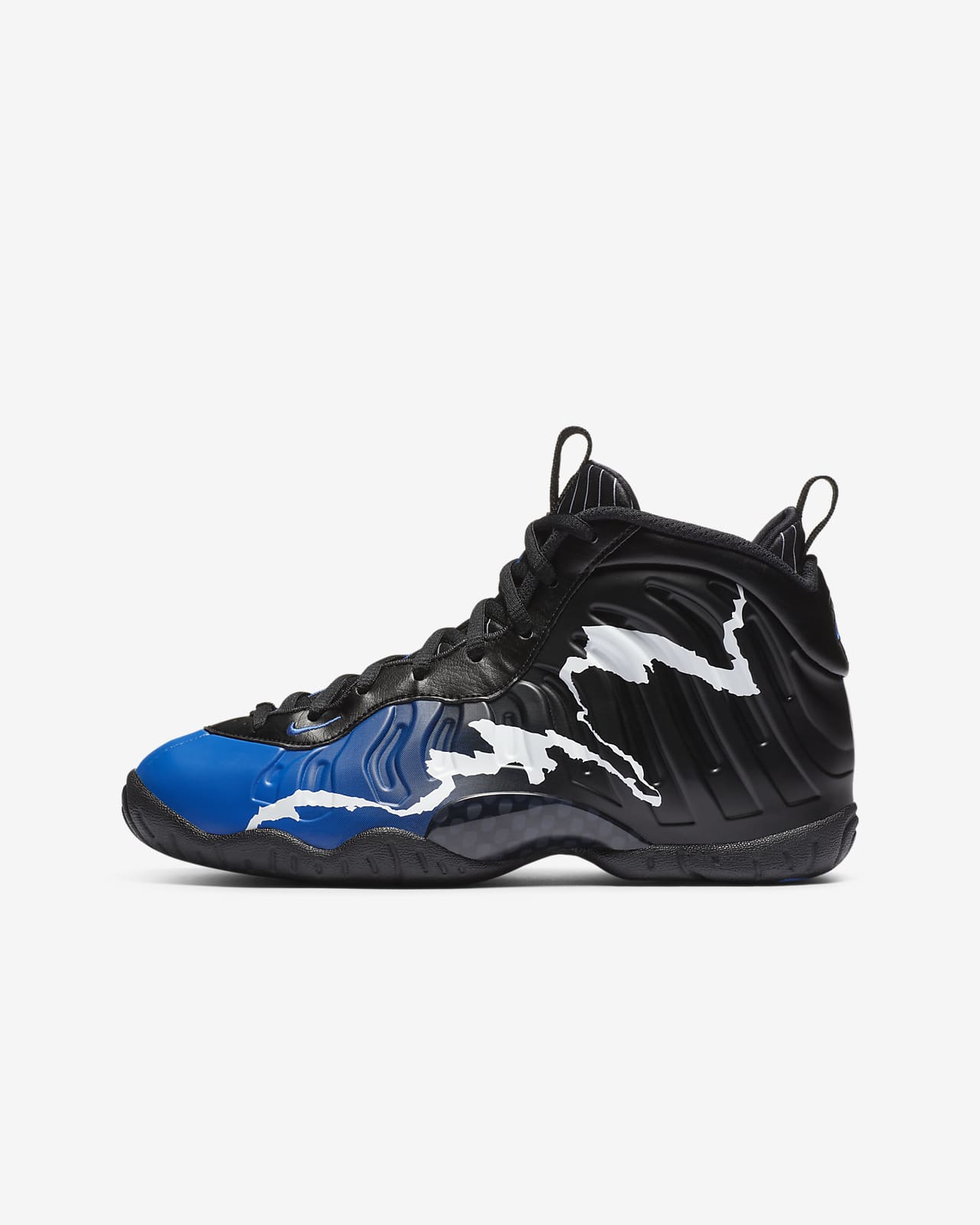 nike little posite one black and white