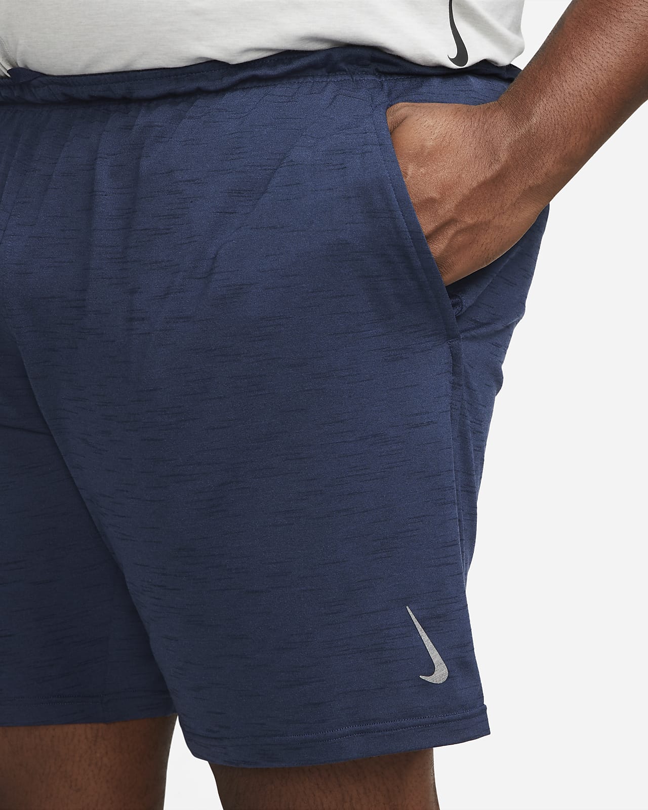 navy dri fit shorts