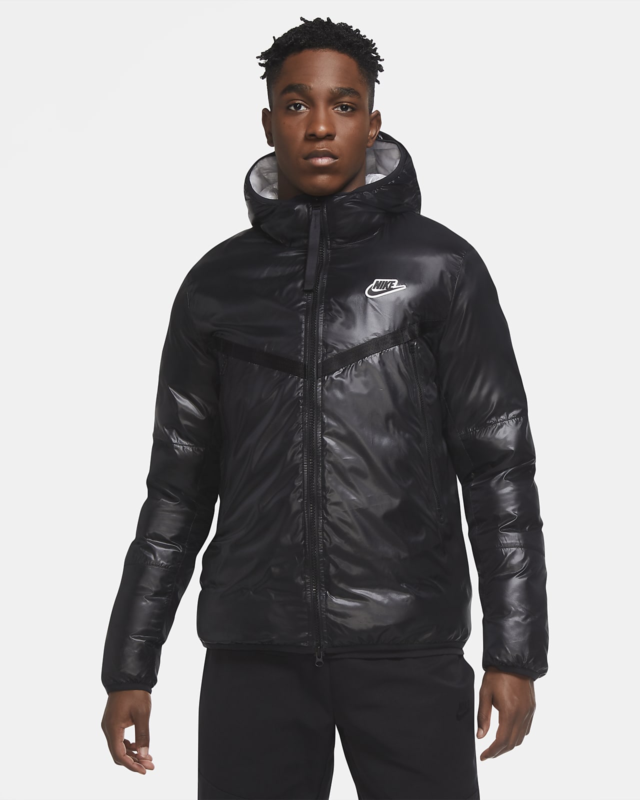 nike windrunner synthetic fill hooded jacket