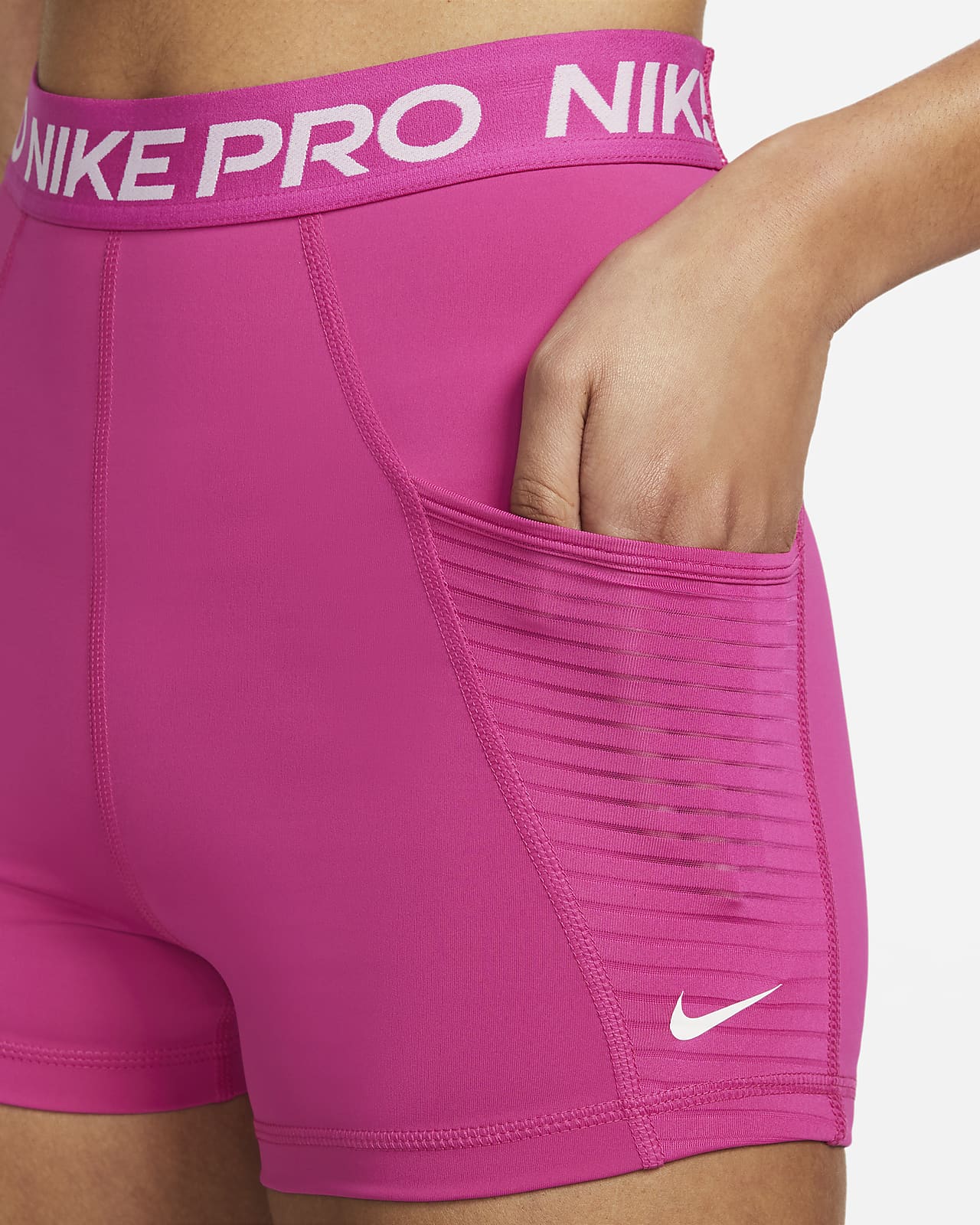 Shorts da training 8 cm a vita alta Nike Pro Dri-FIT - Donna. Nike IT