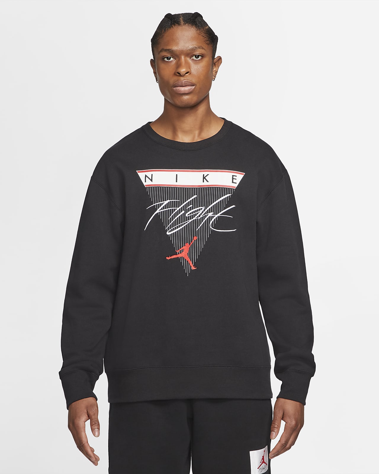 Graphic Fleece Crew Sweatshirt. Nike CA