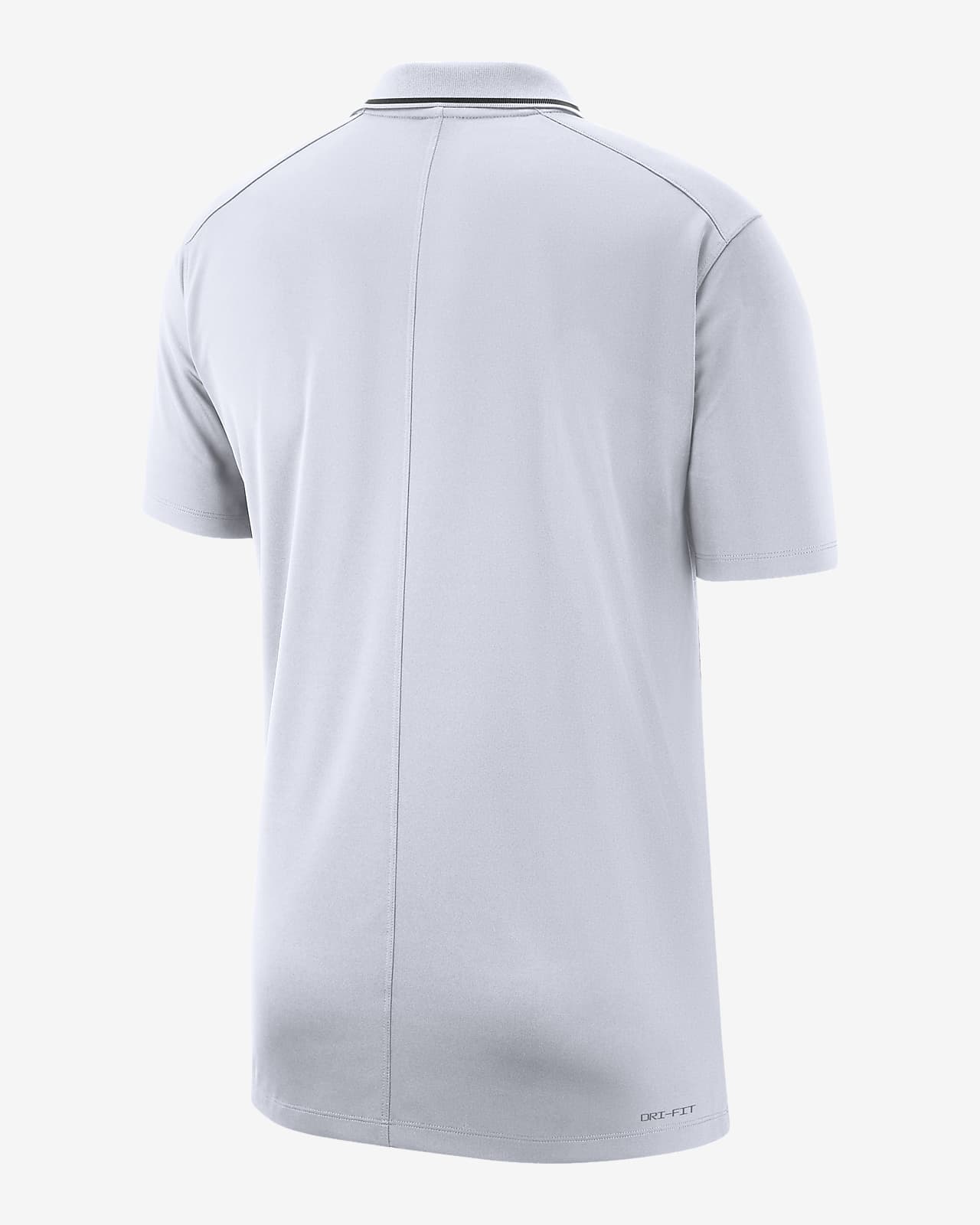 Polo de entrenador Nike Dri FIT College para hombre Ohio State. Nike