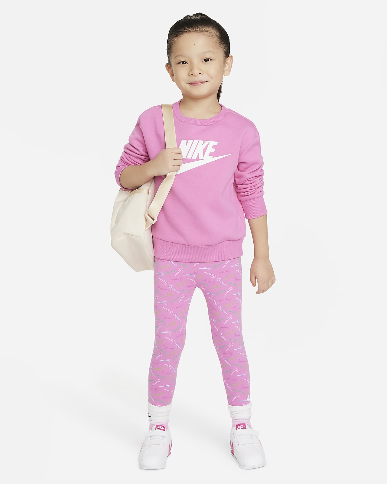 Calça Nike Kids Leggings 36L072 Dri-Fit Azul 5-6 Years