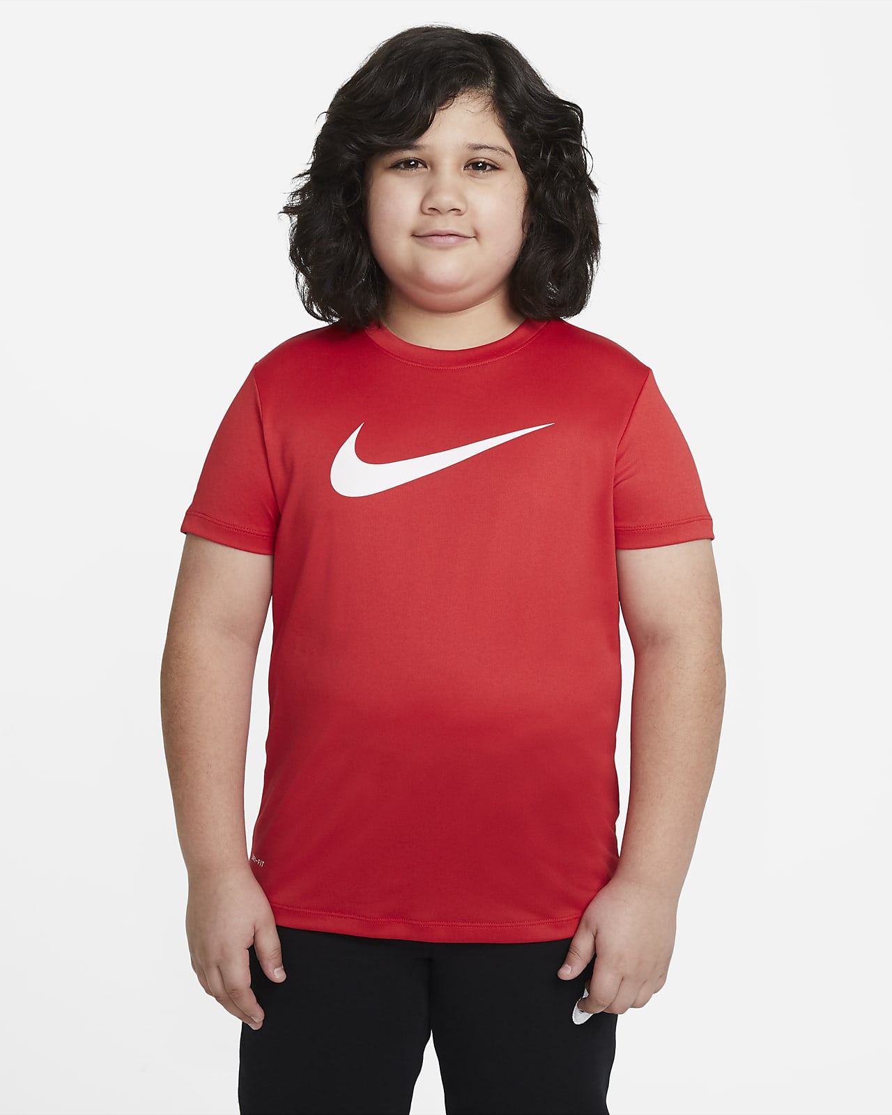 Playera de entrenamiento para niño talla grande Nike Dri-FIT (talla extendida)