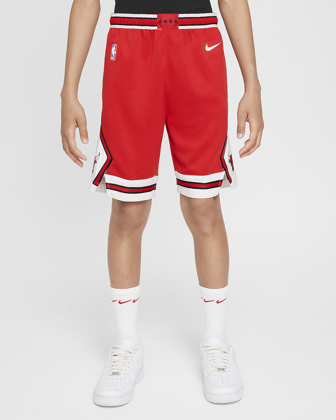 Chicago Bulls 2023/24 Icon Edition Nike NBA Swingman rövidnadrág nagyobb gyerekeknek (fiúknak)