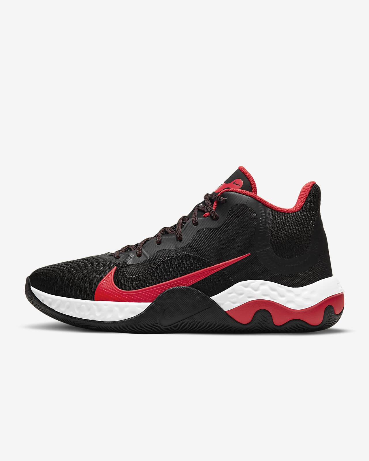 black and red shoes nike