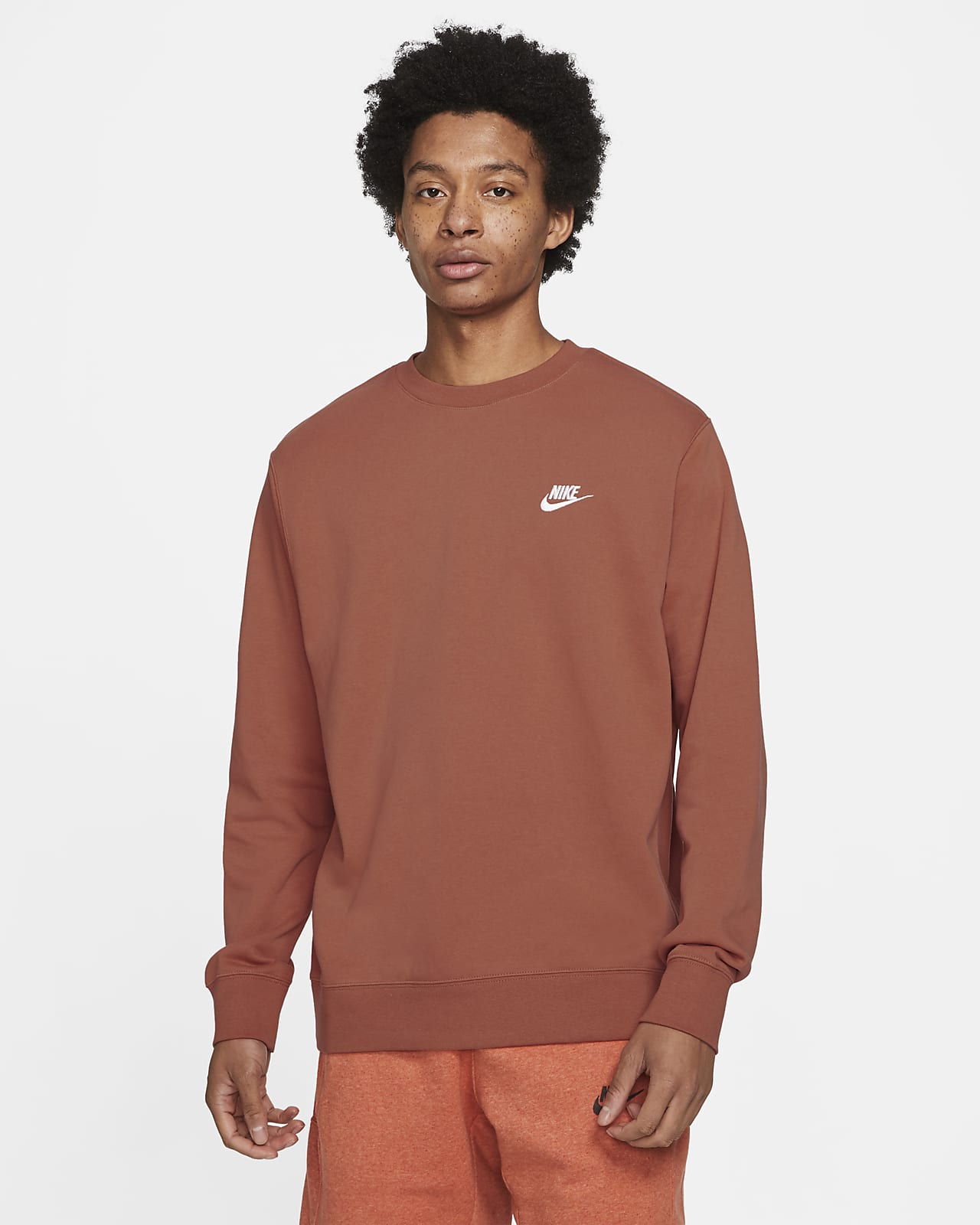 men's french terry crew nike sportswear