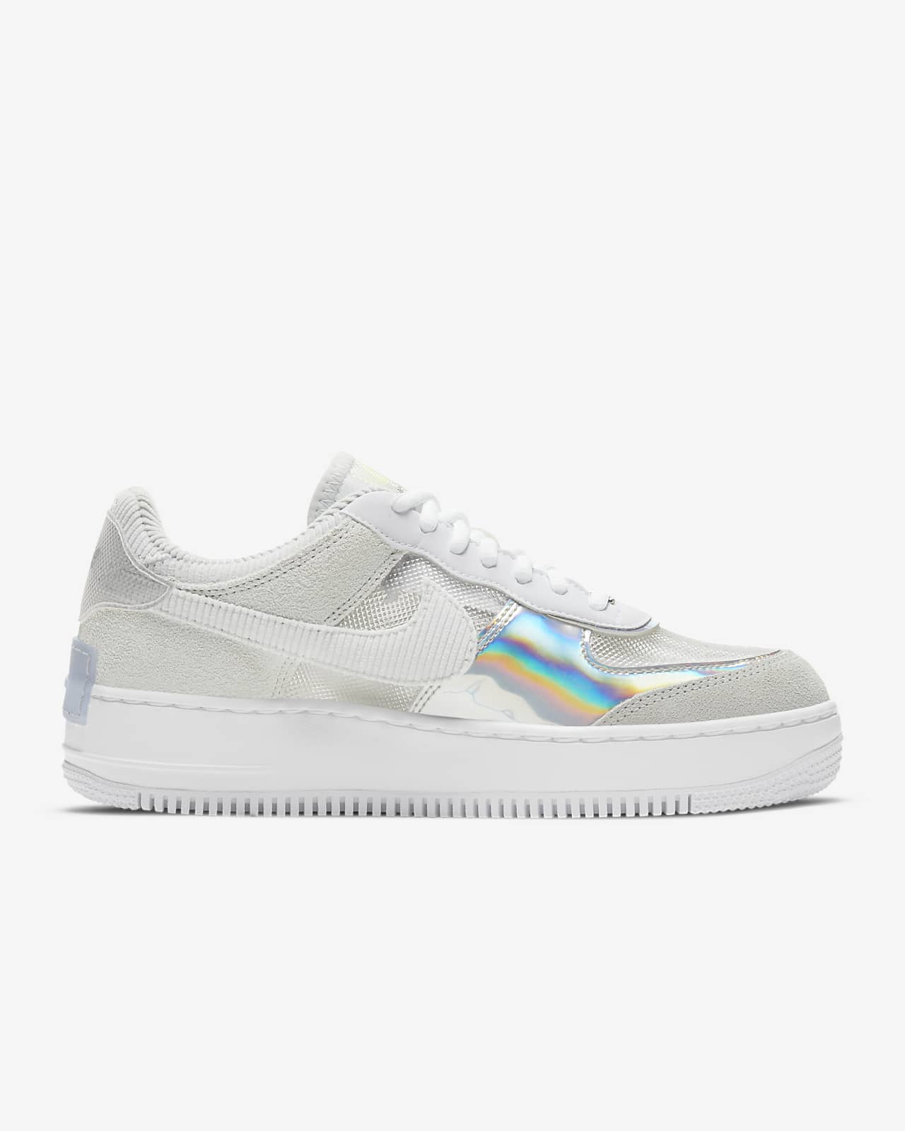 nike air force holographic white