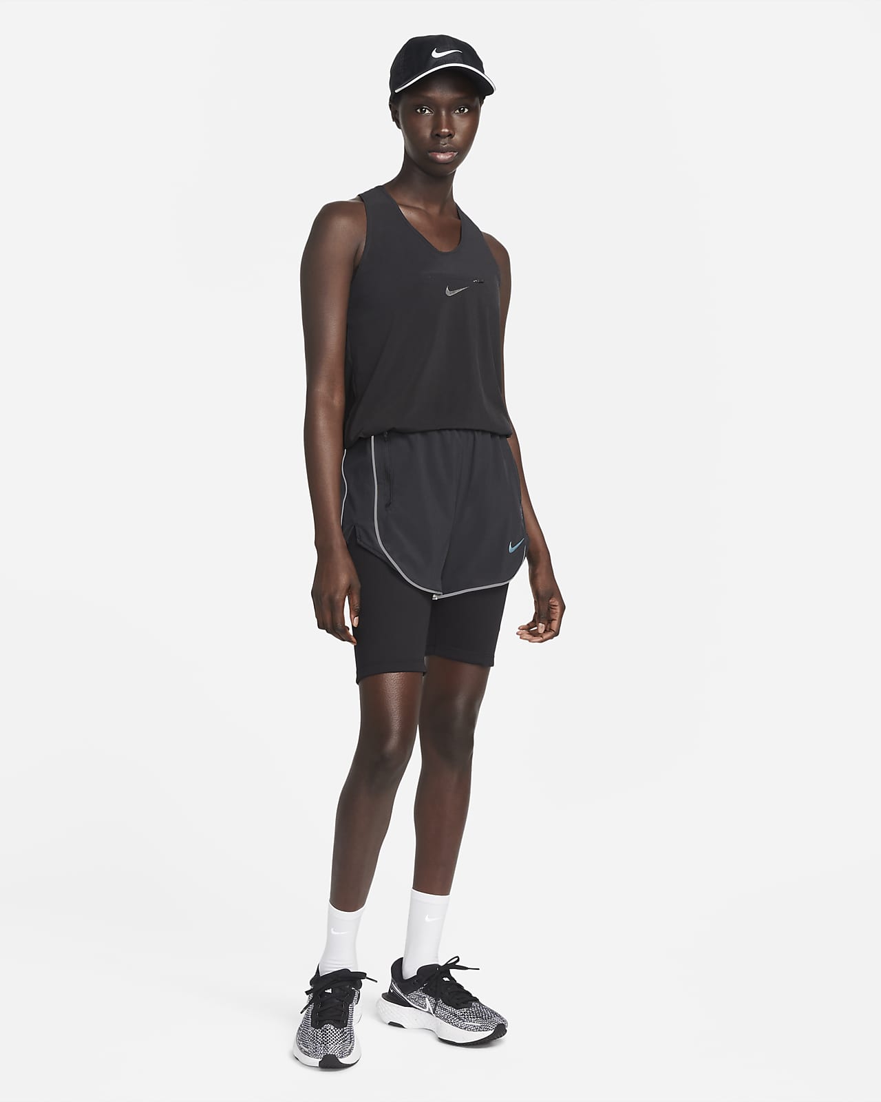 Black Running Shorts. Nike CA