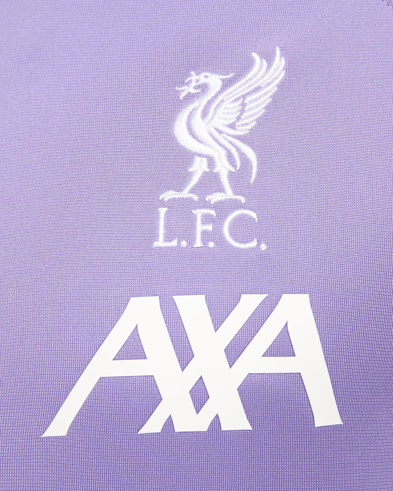 Nike Liverpool FC 2023 Logo Purple Pullover Hoodie