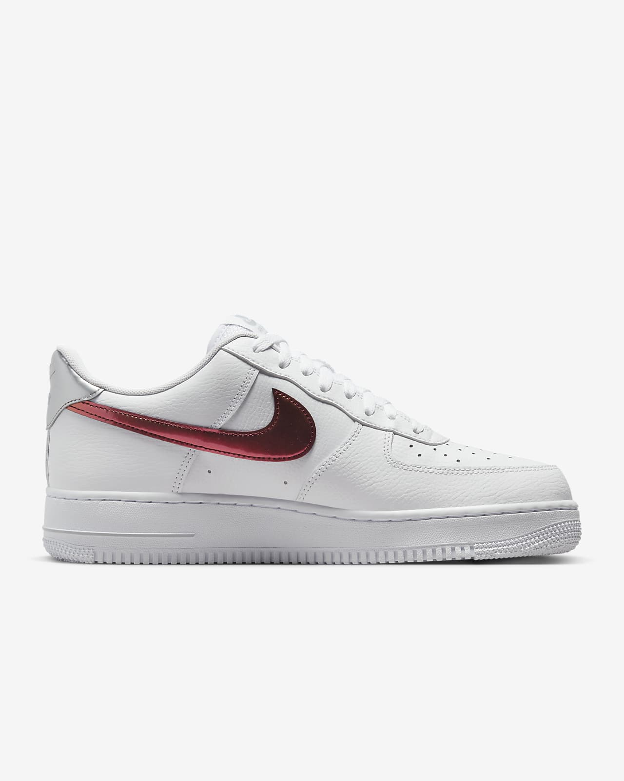 red and white air force 1 men's