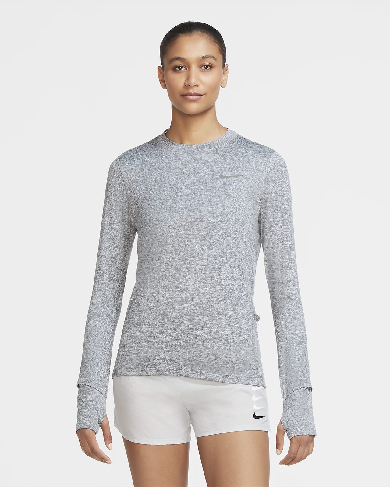 Camiseta de cuello redondo de running para mujer Nike Dri-FIT Element