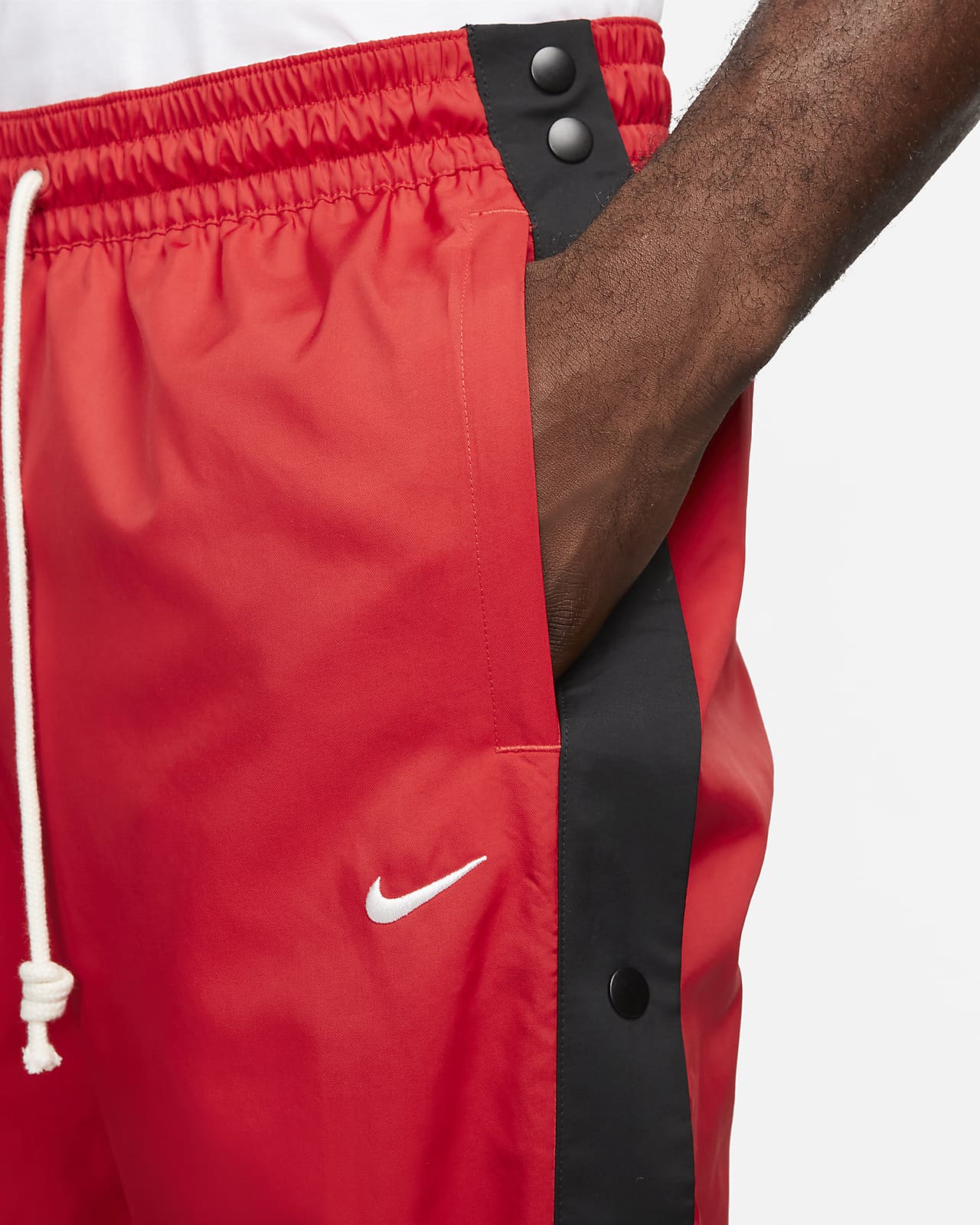 Nike The Athletic Dept Mens Track Pants Basketball Mesh Snap Button Pants  EUC  Button pants Fashion Clothes design