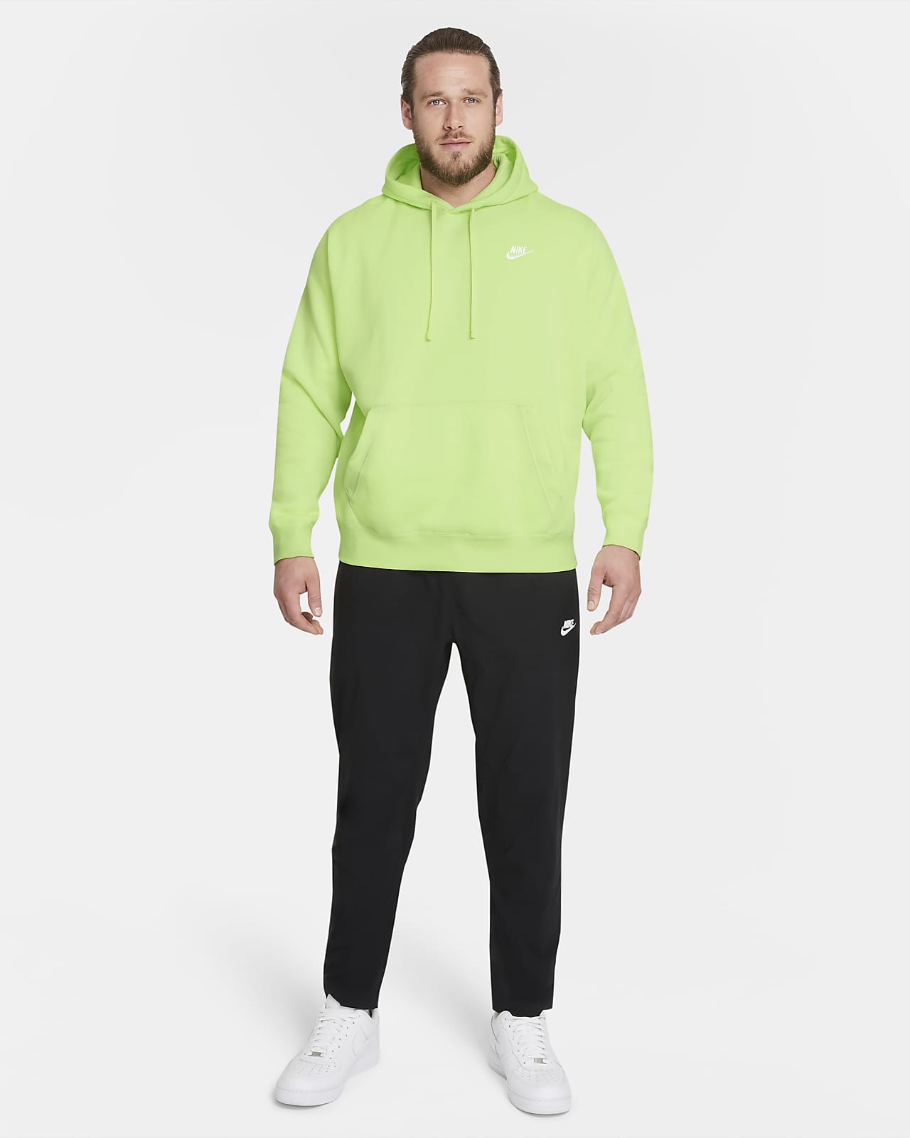 sudadera negra nike sin capucha