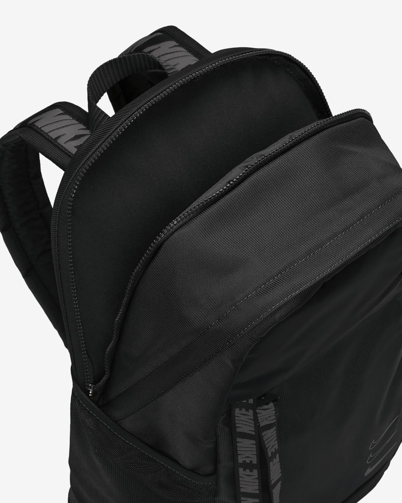 all black backpack nike