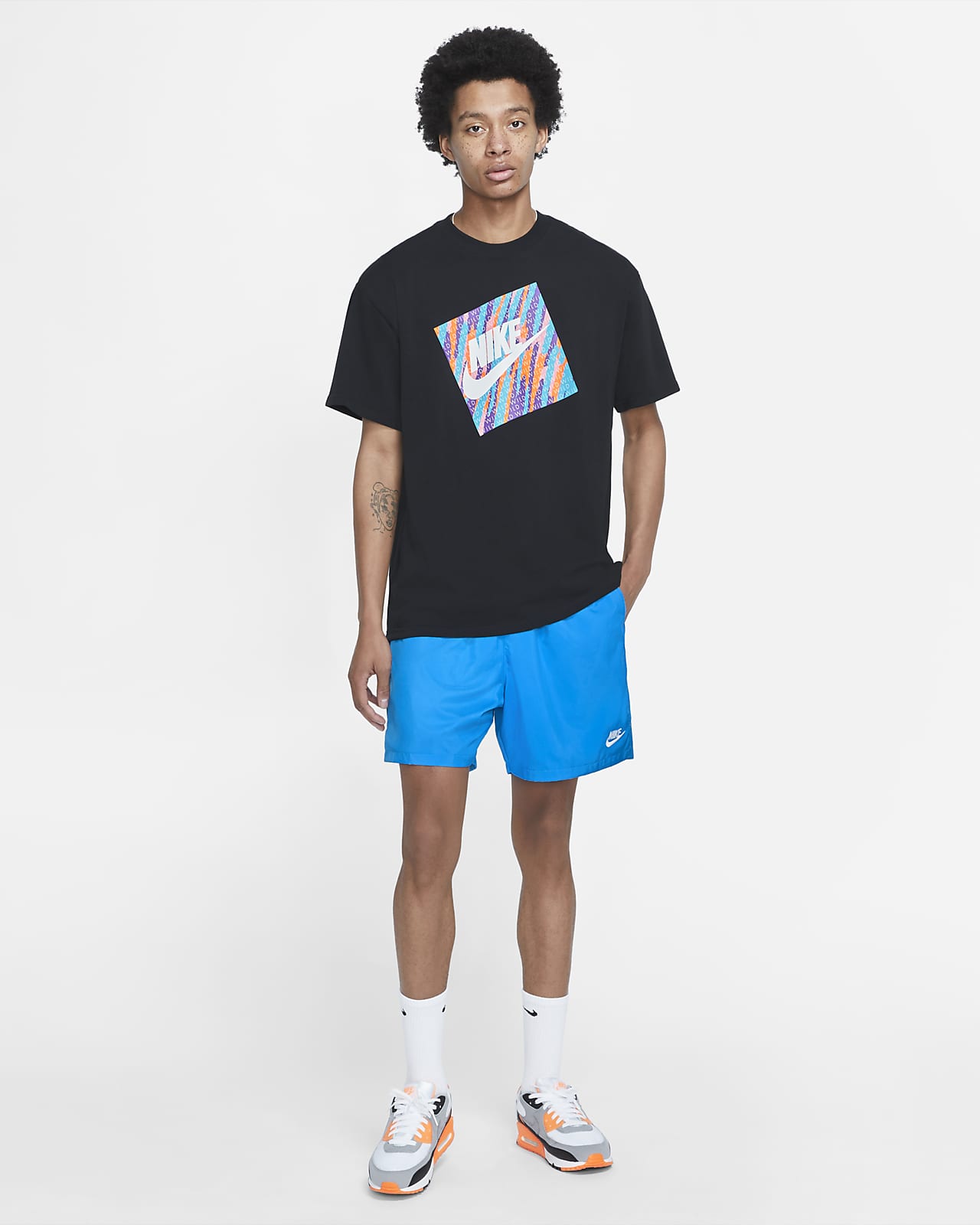 mens nike shorts and t shirt