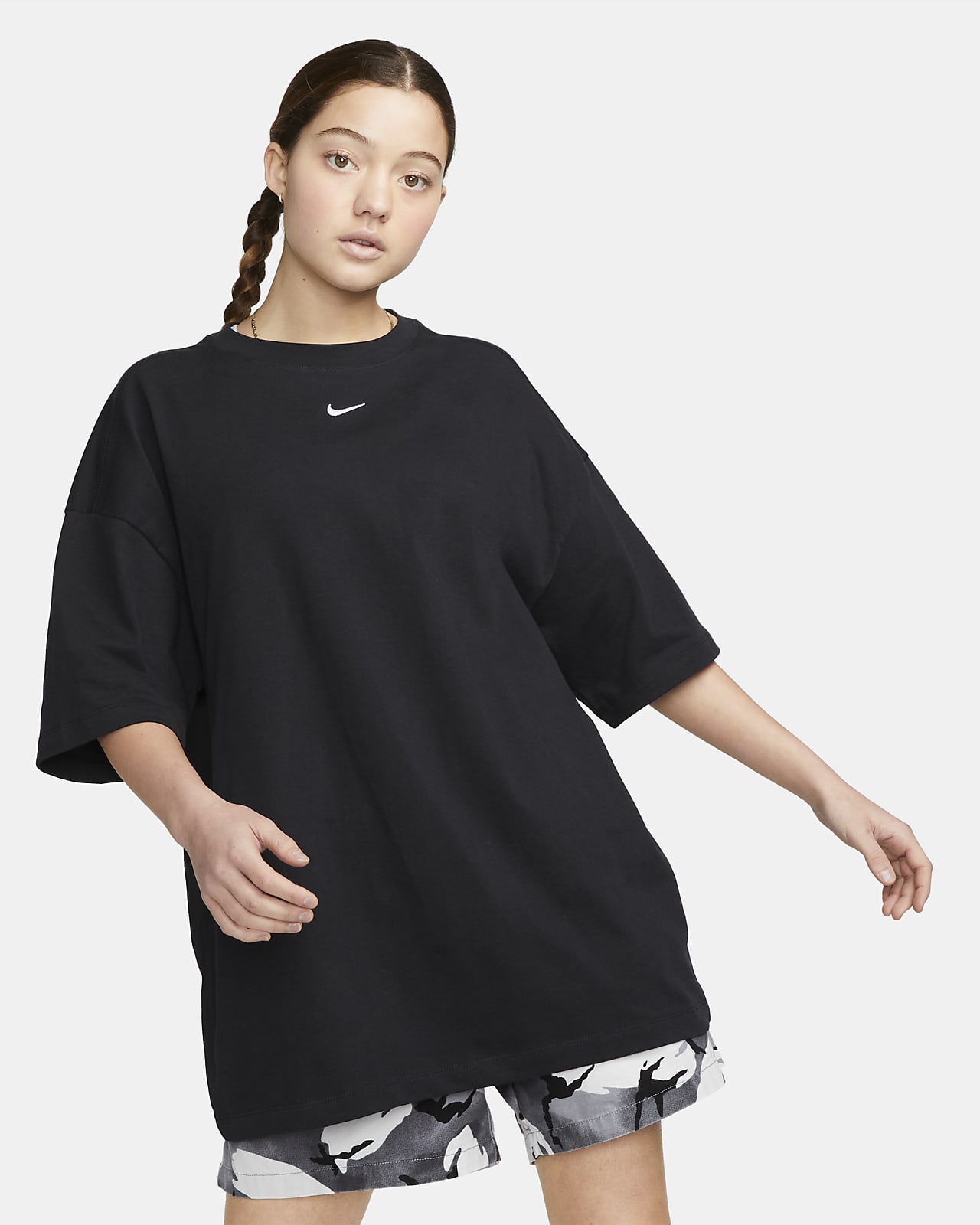 T shirt nike gris femme hot sale