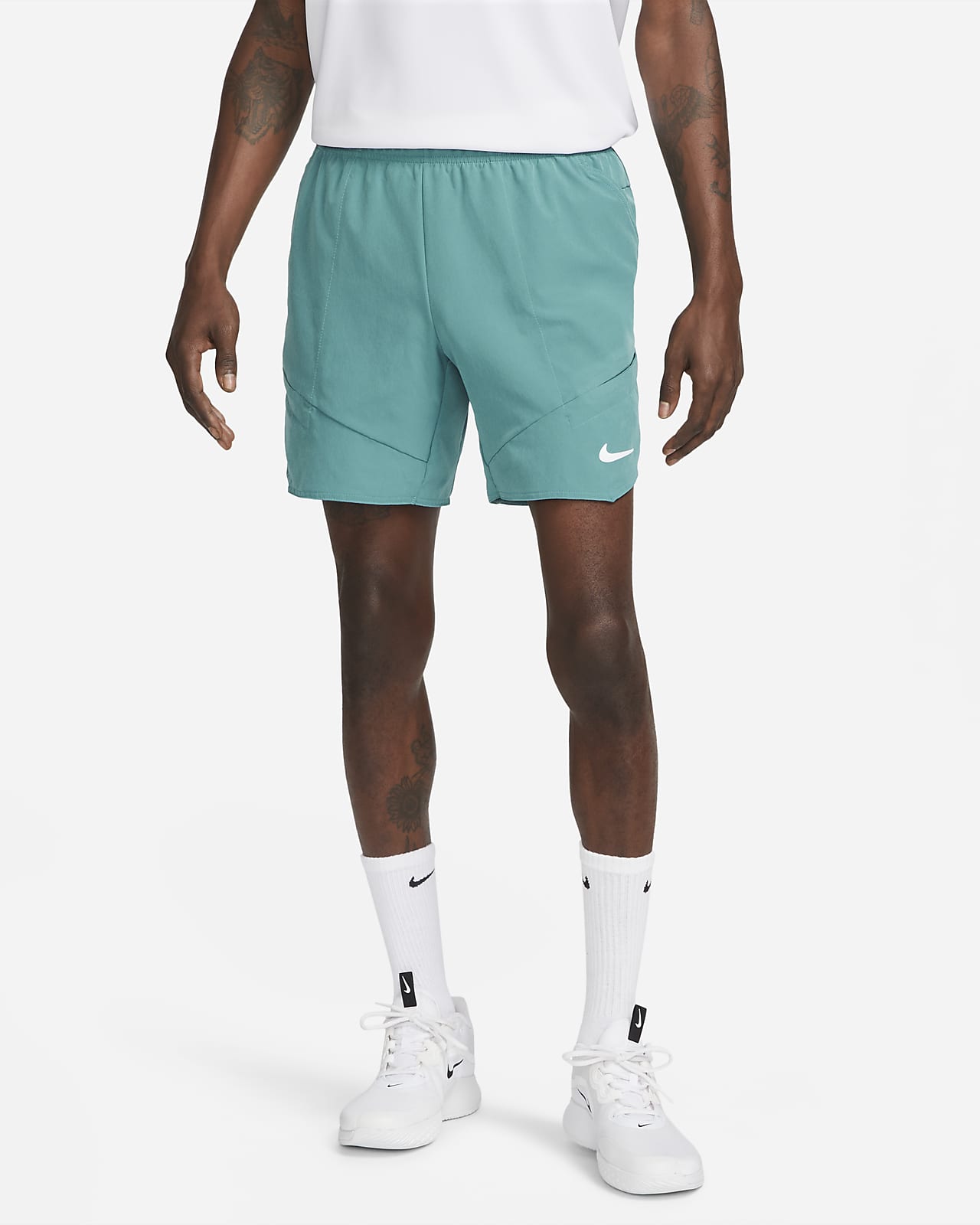 NikeCourt Dri FIT Advantage Men #39 s 7 quot Tennis Shorts Nike com