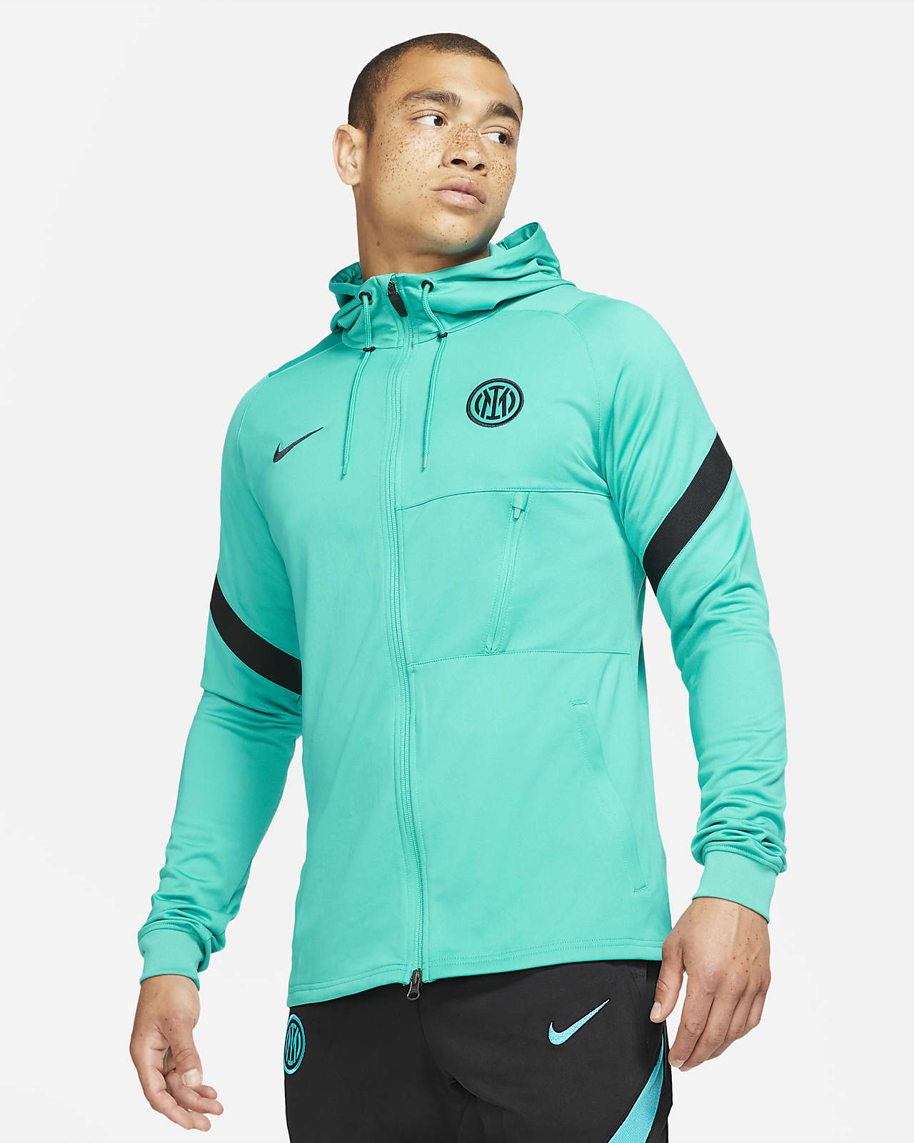 Strike Inter de Milán Chaqueta deportiva de fútbol de tejido Knit Nike  Dri-FIT - Hombre. Nike ES