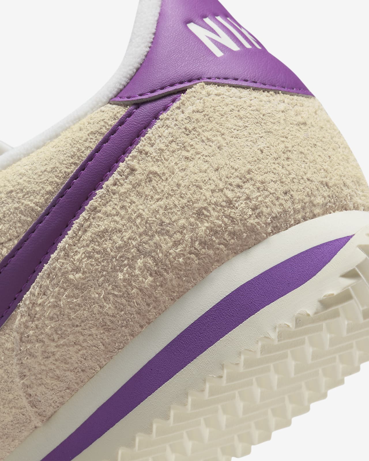 Nike cortez leather femme violet online