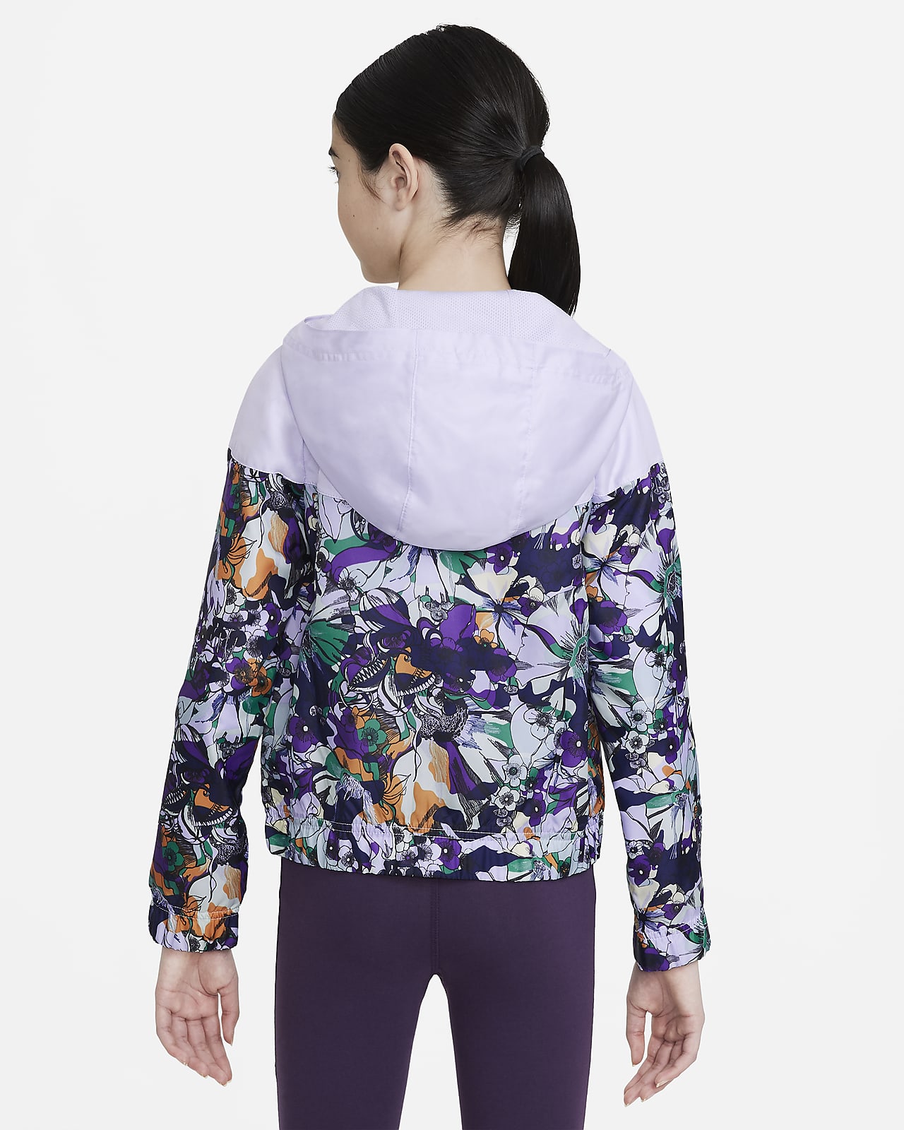 nike printed windrunner