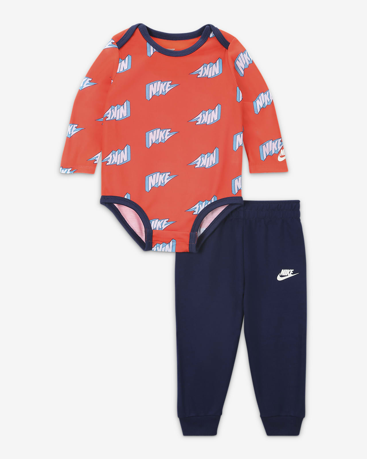 Aprendiz frio Alternativa Conjunto de body y pants para bebé Nike (0 a 9 meses). Nike.com