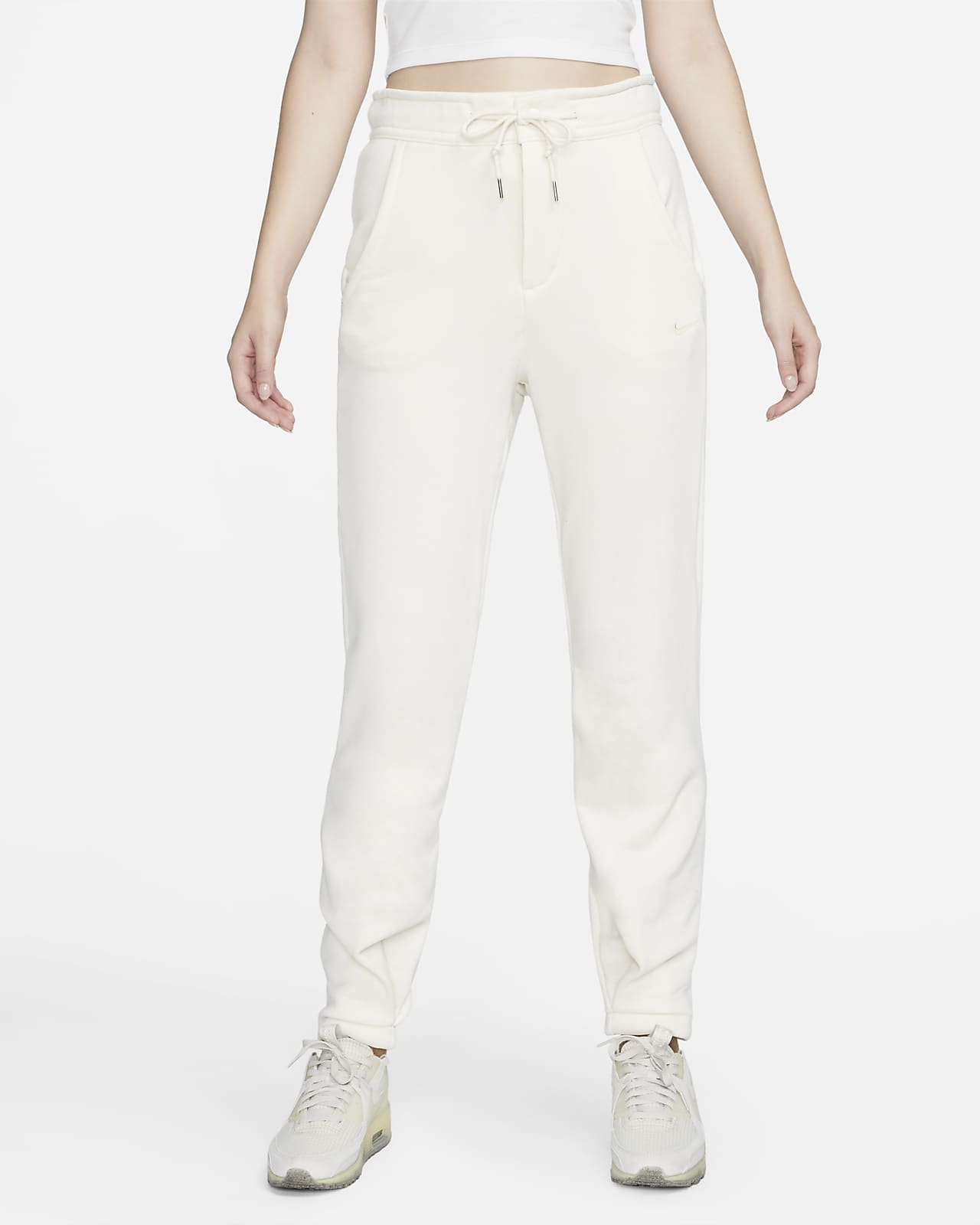 Spodnie WMNS Nike Sportswear Essential Grey Heather/White CZ8532-063