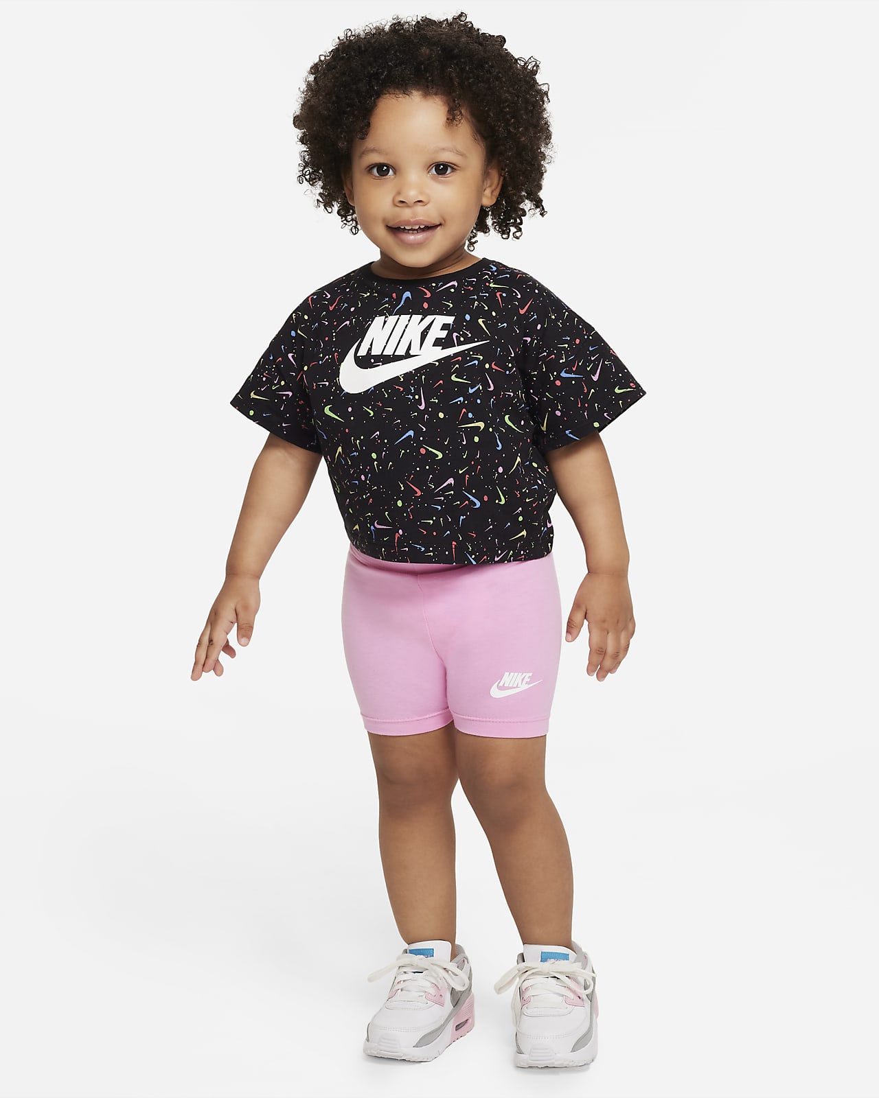 Nike Toddler Swoosh Pop Bike Shorts Set. Nike.com