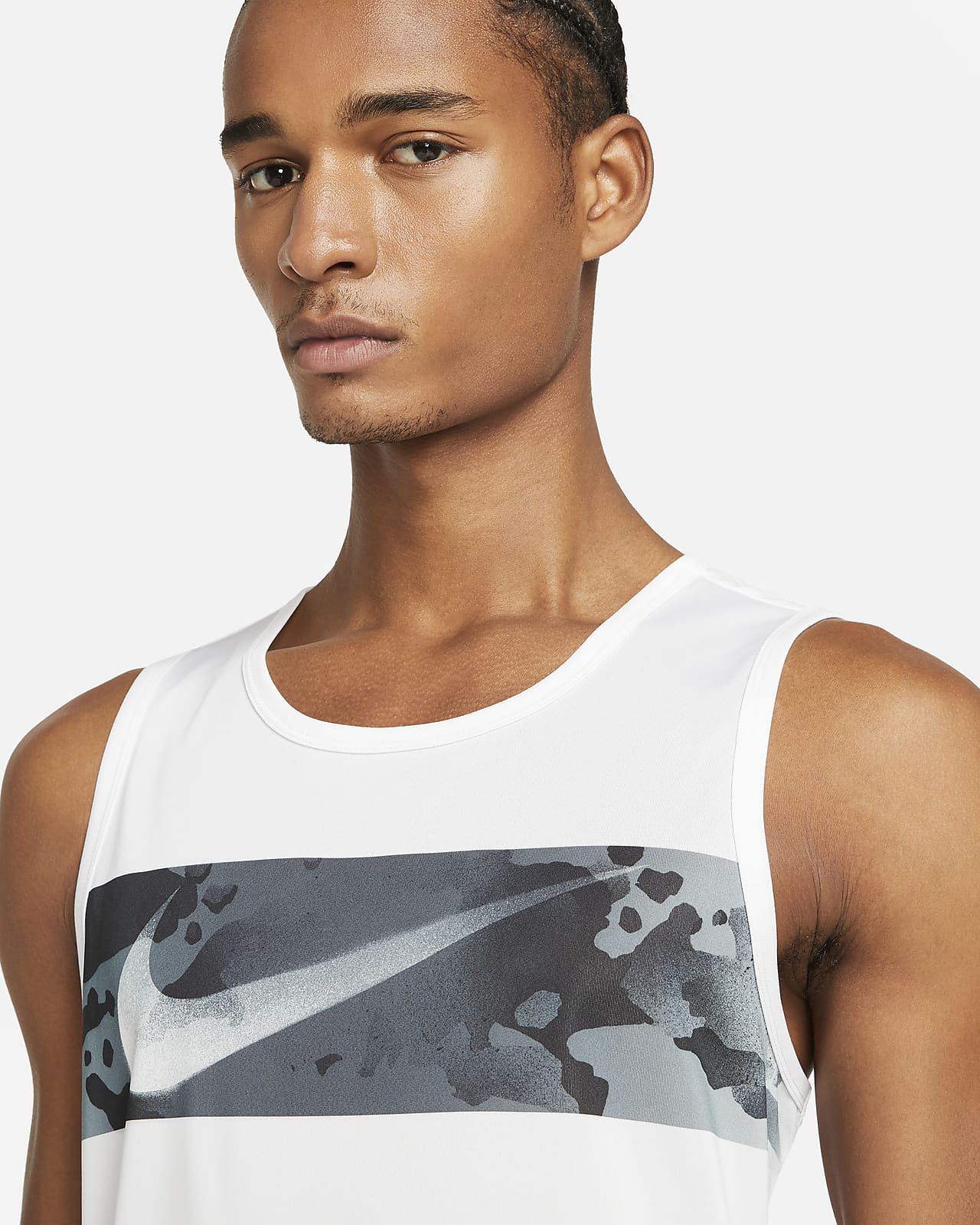 nike men's dry camo swoosh tank top