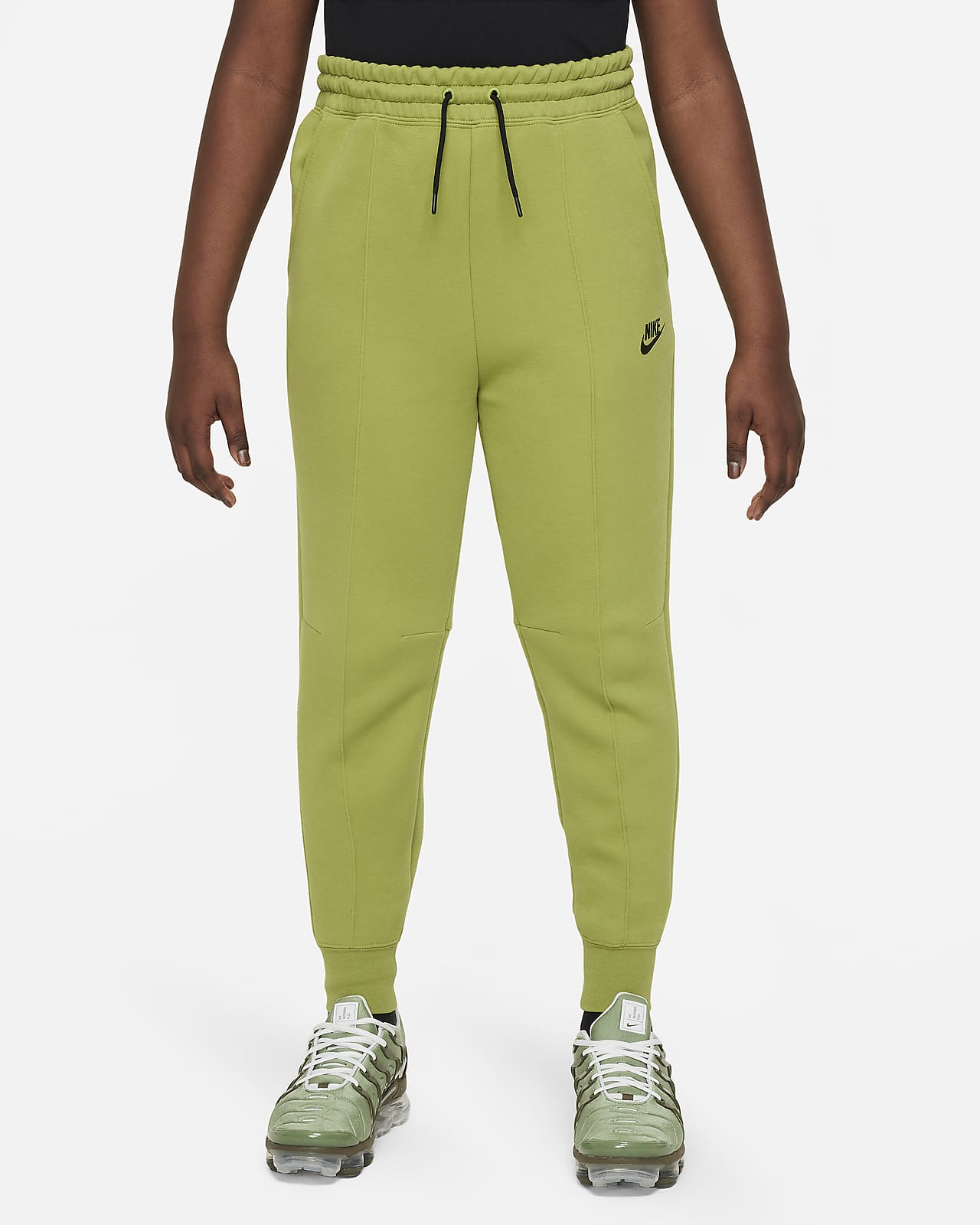 Women Nike Sportswear Tech Fleece Barley Green Joggers CW4292 394 Size  XLARGE XL