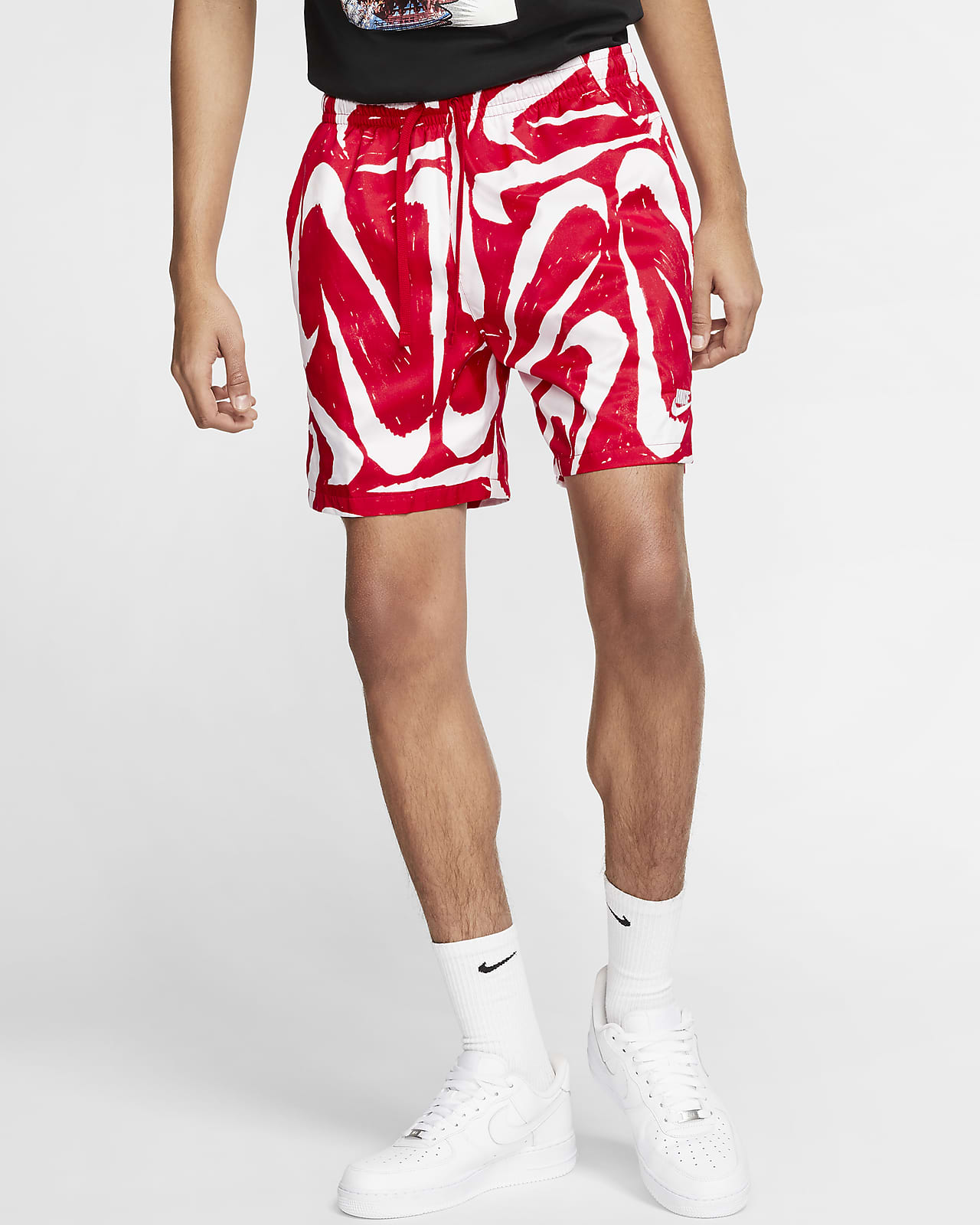 nike sportswear shorts red