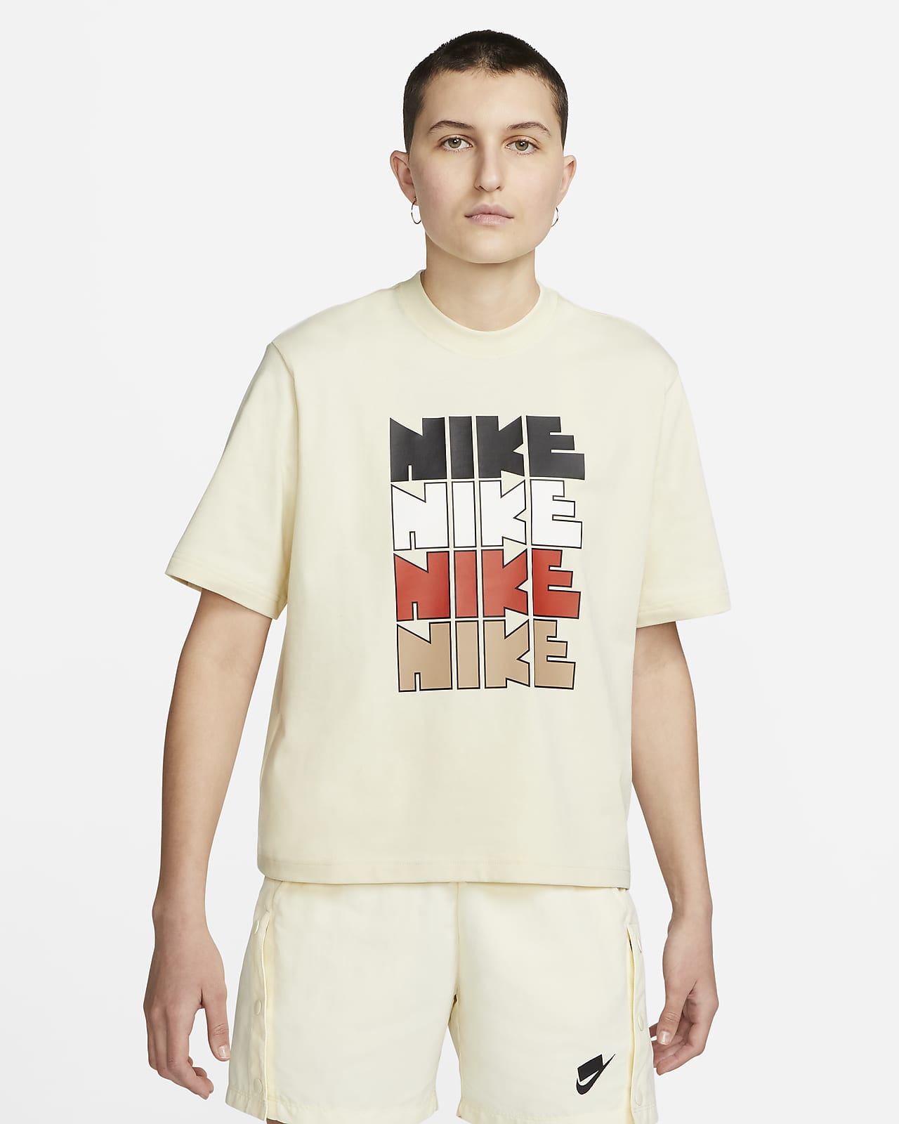 Nike公式 ナイキ スポーツウェア ウィメンズ ボクシー Tシャツ オンラインストア 通販サイト