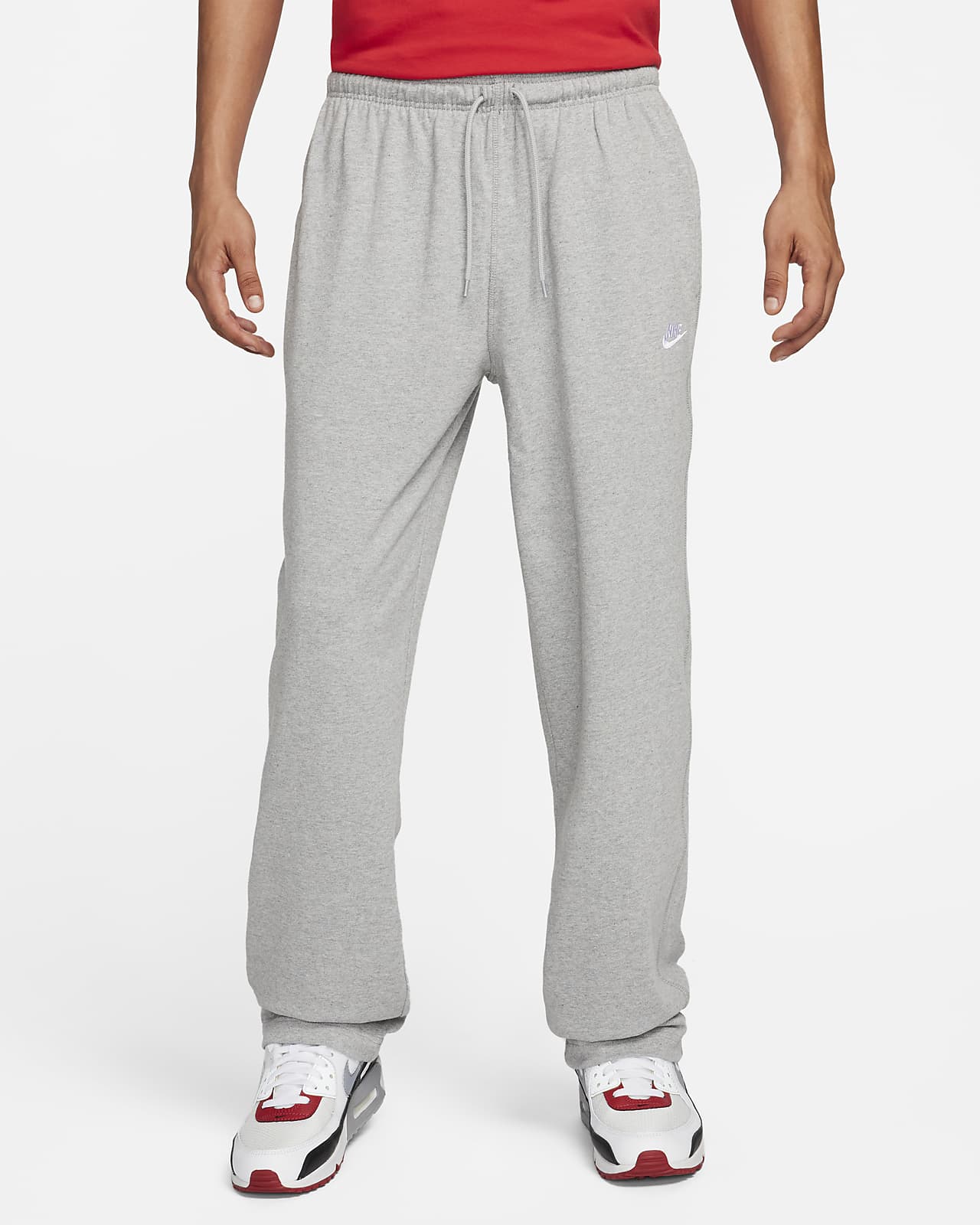Pants de dobladillo abierto de tejido Knit para hombre Nike Sportswear Club