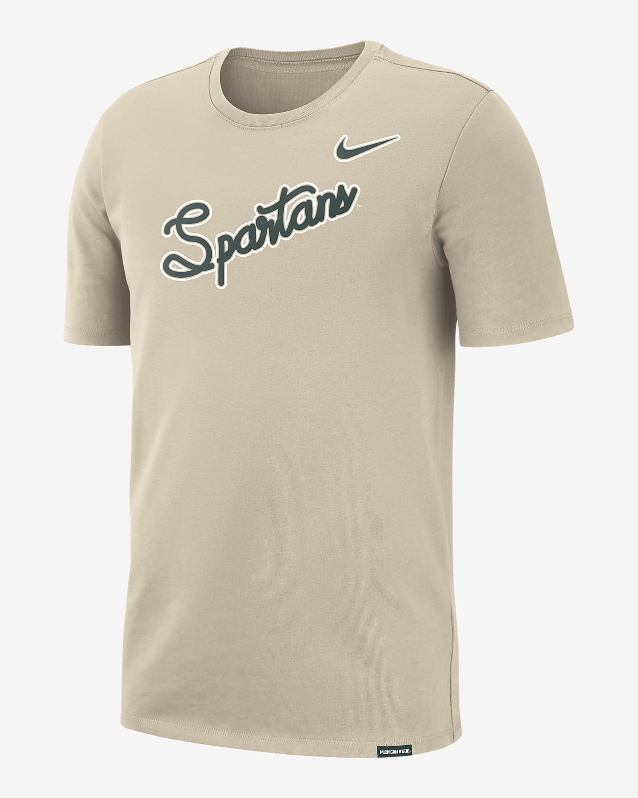 Playera de cuello redondo universitaria Nike para hombre Michigan State  Legacy