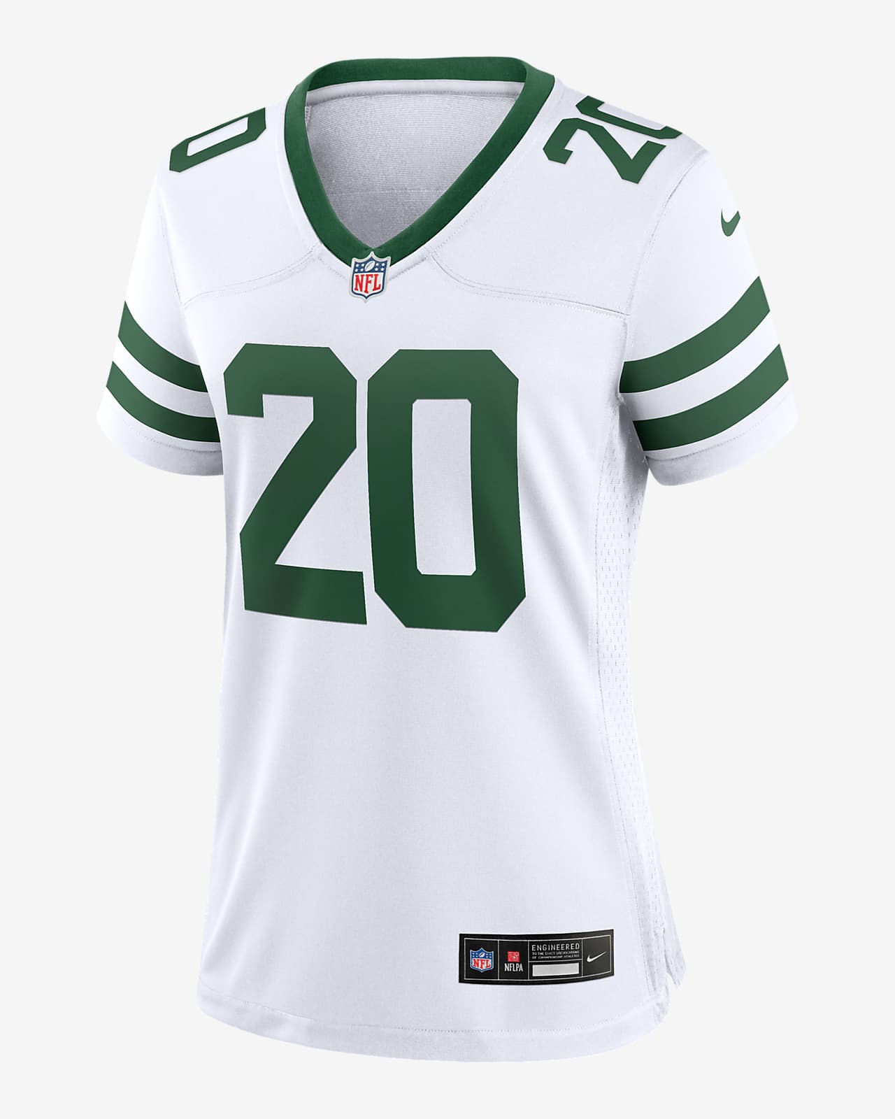 Jersey de fútbol americano Nike de la NFL Game para mujer Breece Hall New York Jets