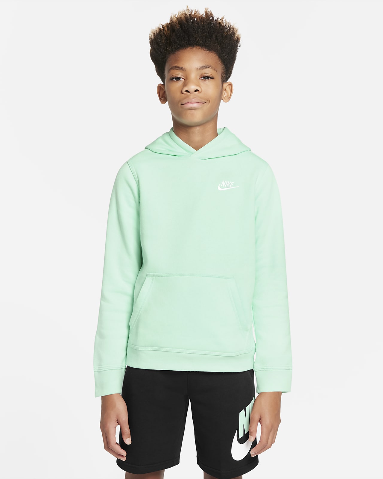 Nike Sportswear Club pullover med hette til store barn