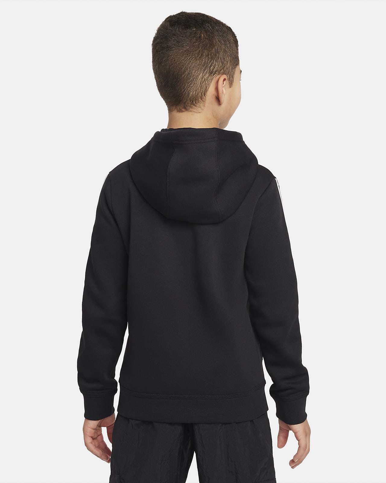 Nike Sportswear Repeat Older Kids' (Boys') Fleece Pullover Hoodie. Nike SI