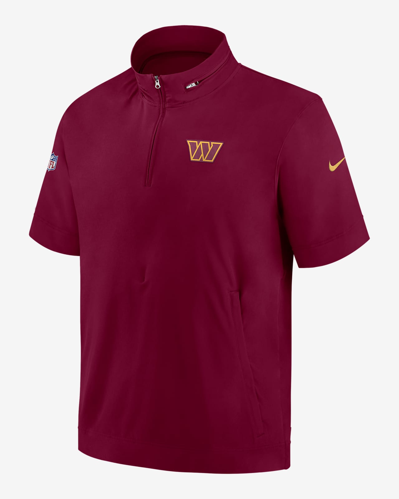 Nike Sideline Coach (NFL Washington Commanders) Men's Short-Sleeve Jacket