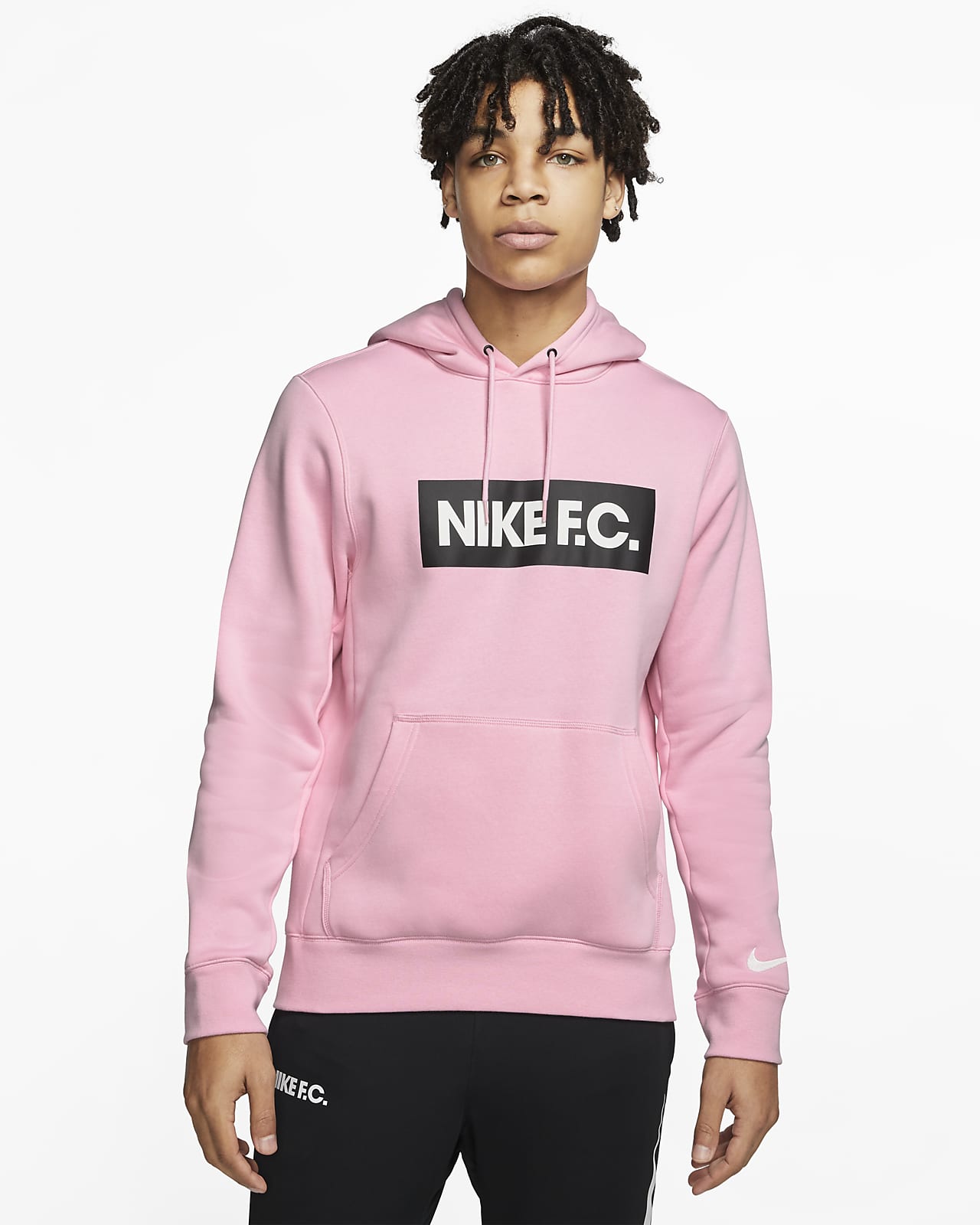 Sudadera con capucha sin cierre de tejido Fleece de fútbol para hombre Nike  F.C.. Nike.com