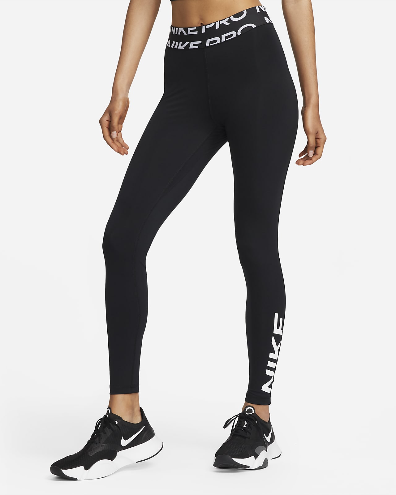 nooit optocht gevolg Nike Pro Women's Mid-Rise Graphic Leggings. Nike.com